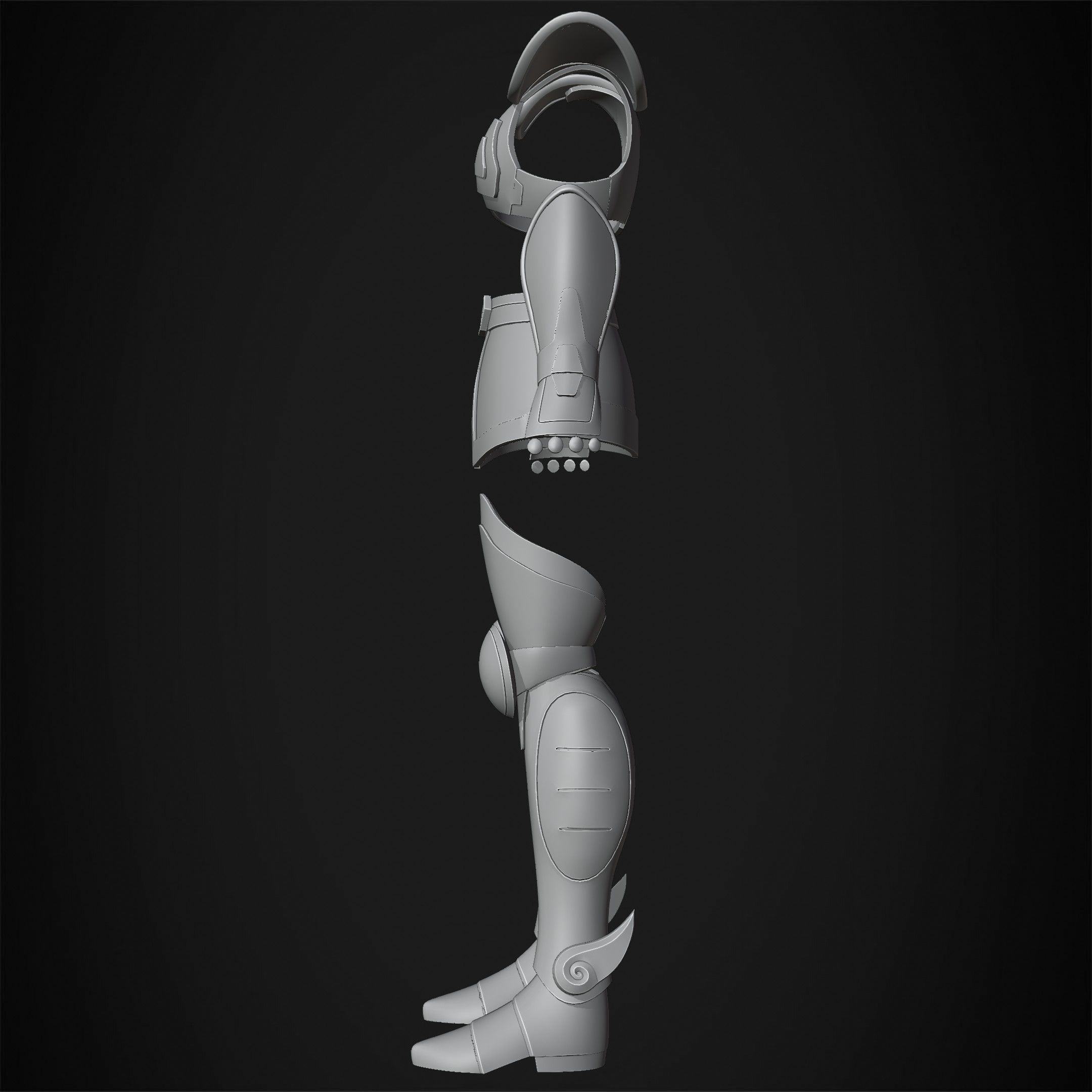 Saint Seiya Pegasus Seiya Armor for Cosplay 3D print model_14