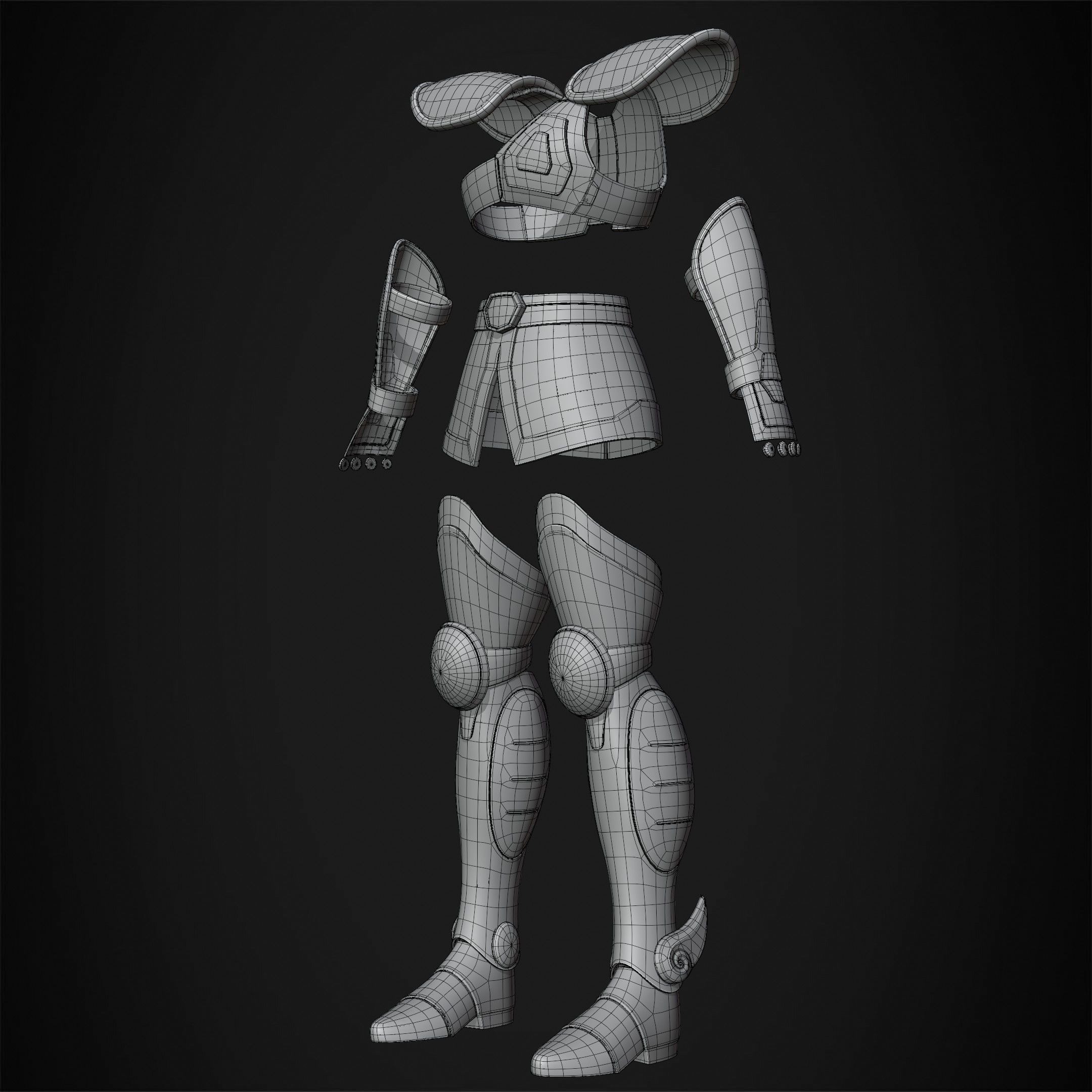 Saint Seiya Pegasus Seiya Armor for Cosplay 3D print model_13