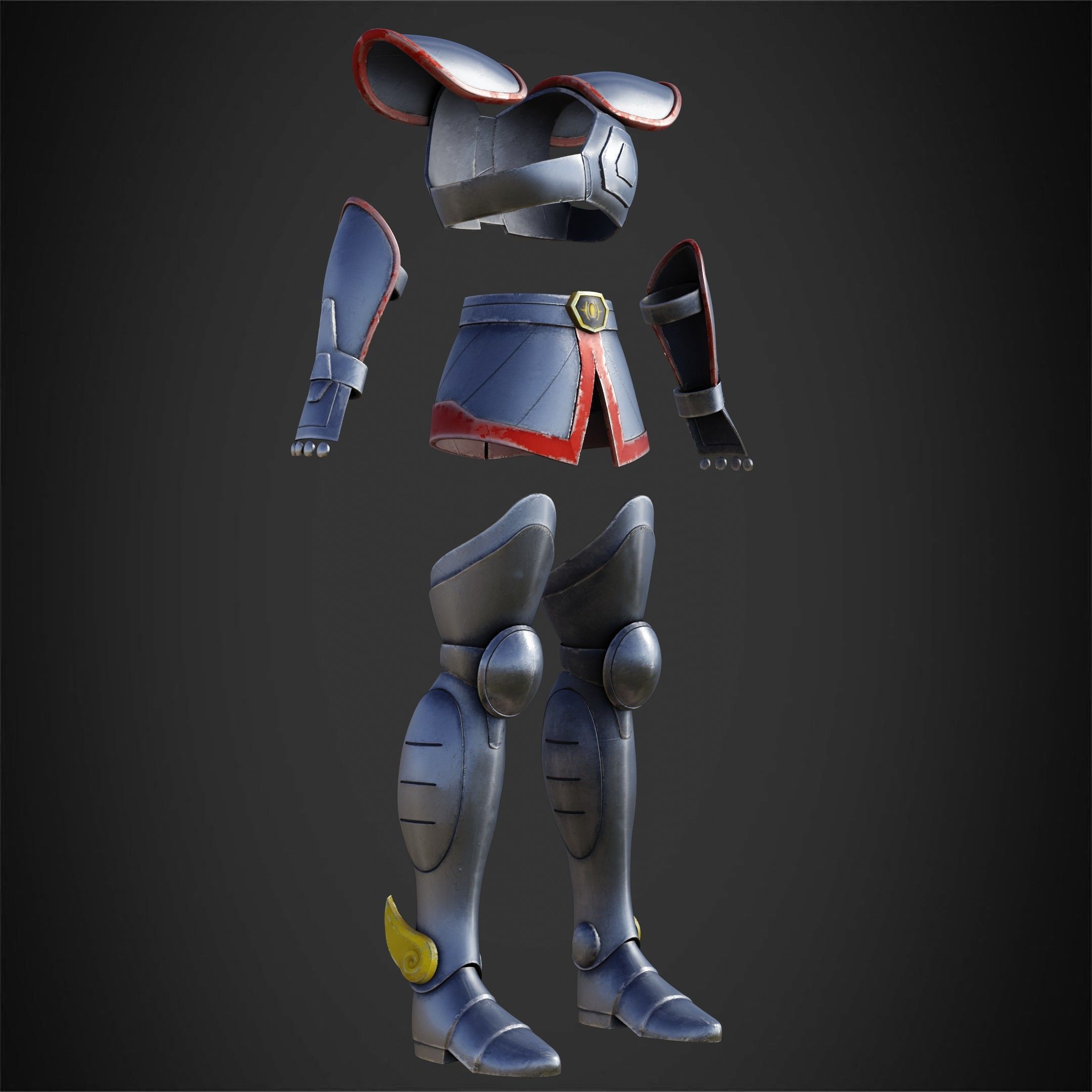 Saint Seiya Pegasus Seiya Armor for Cosplay 3D print model_9