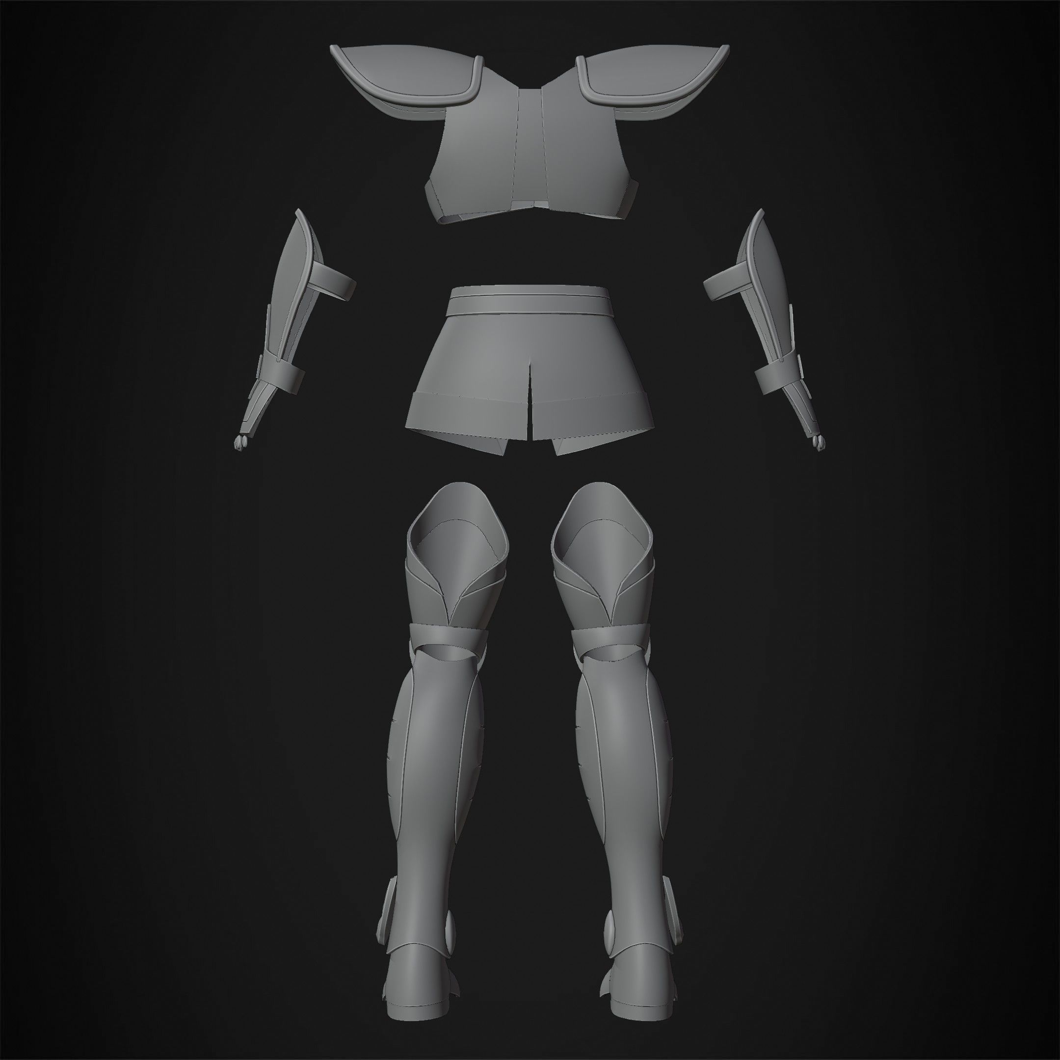 Saint Seiya Pegasus Seiya Armor for Cosplay 3D print model_18