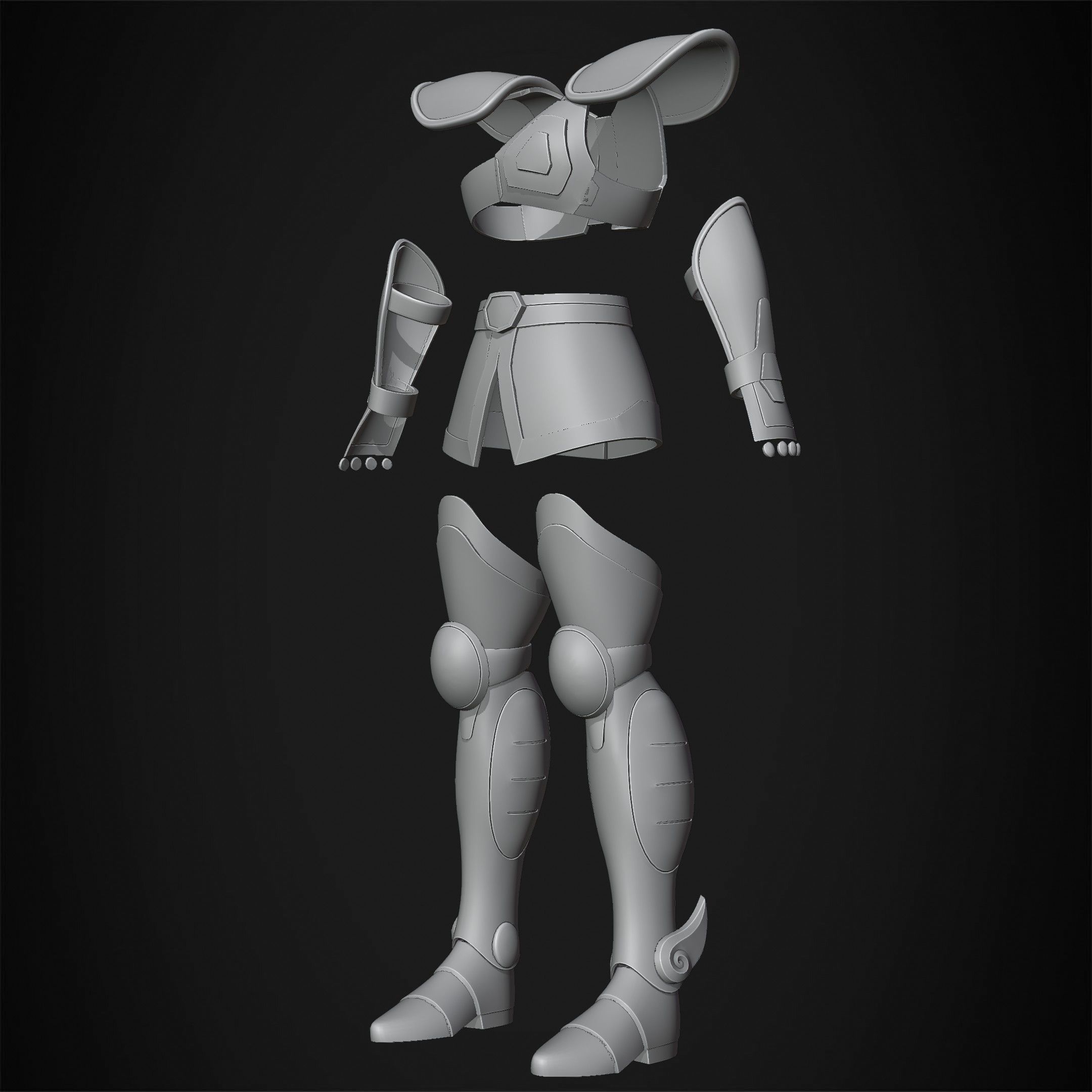 Saint Seiya Pegasus Seiya Armor for Cosplay 3D print model_12