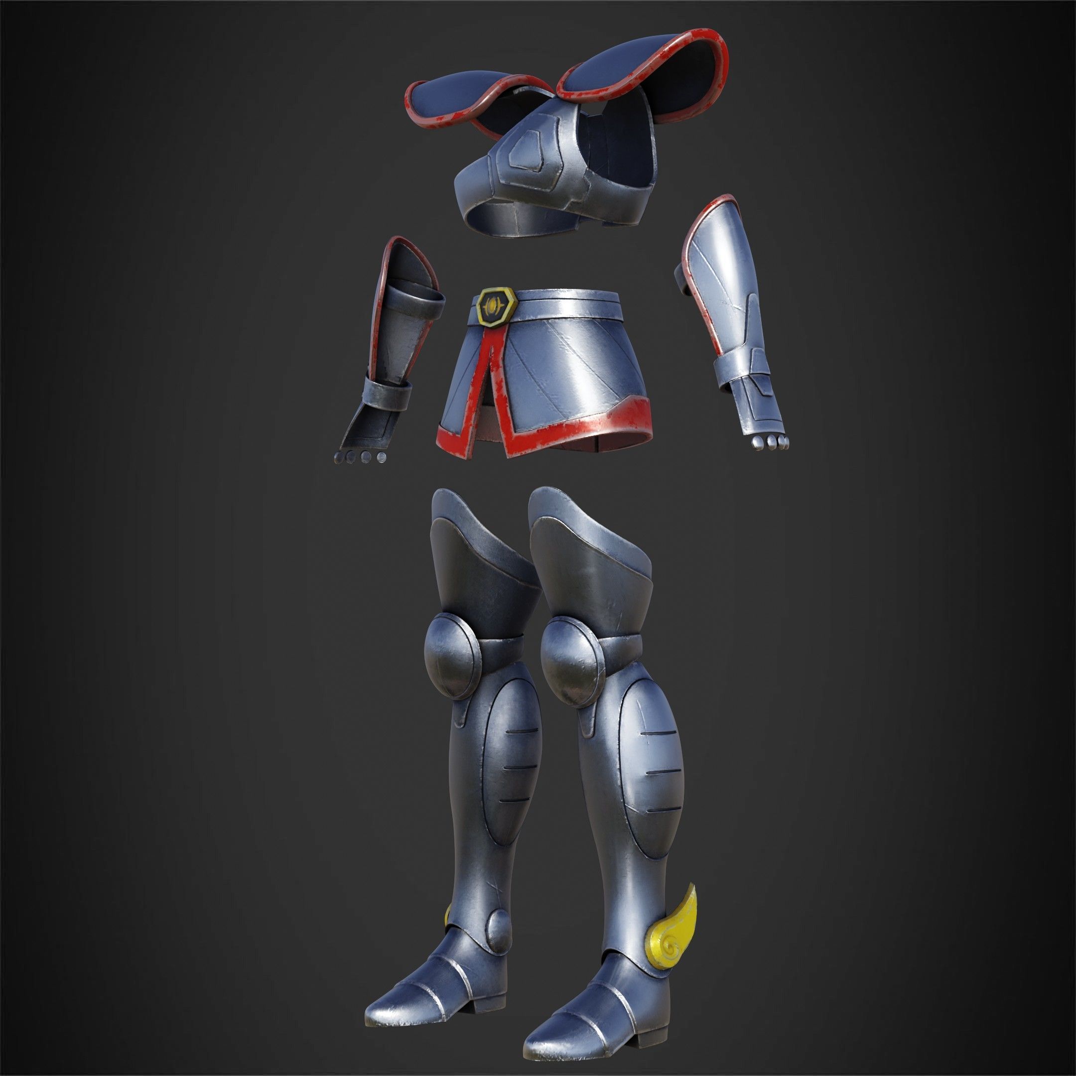 Saint Seiya Pegasus Seiya Armor for Cosplay 3D print model_3