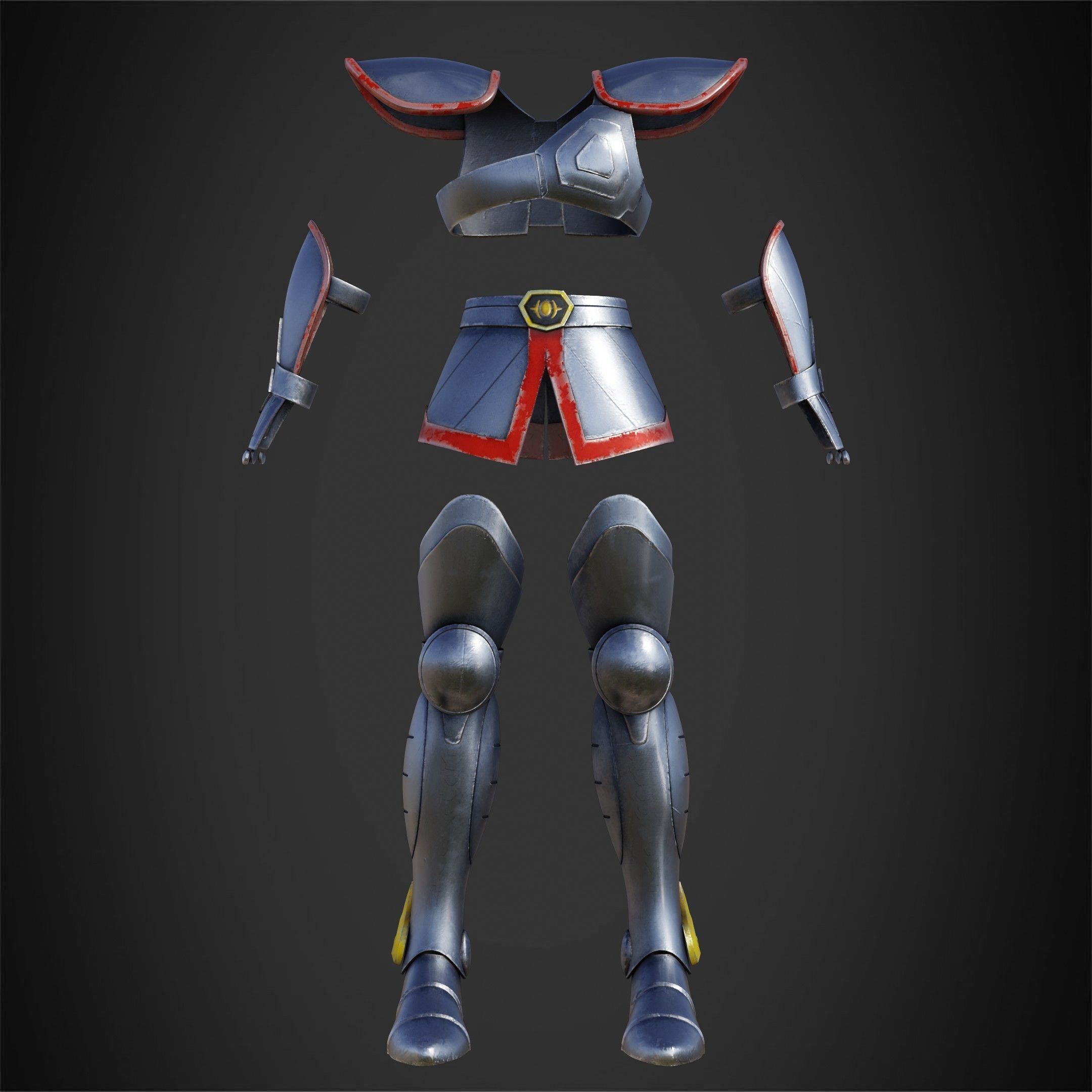 Saint Seiya Pegasus Seiya Armor for Cosplay 3D print model_2