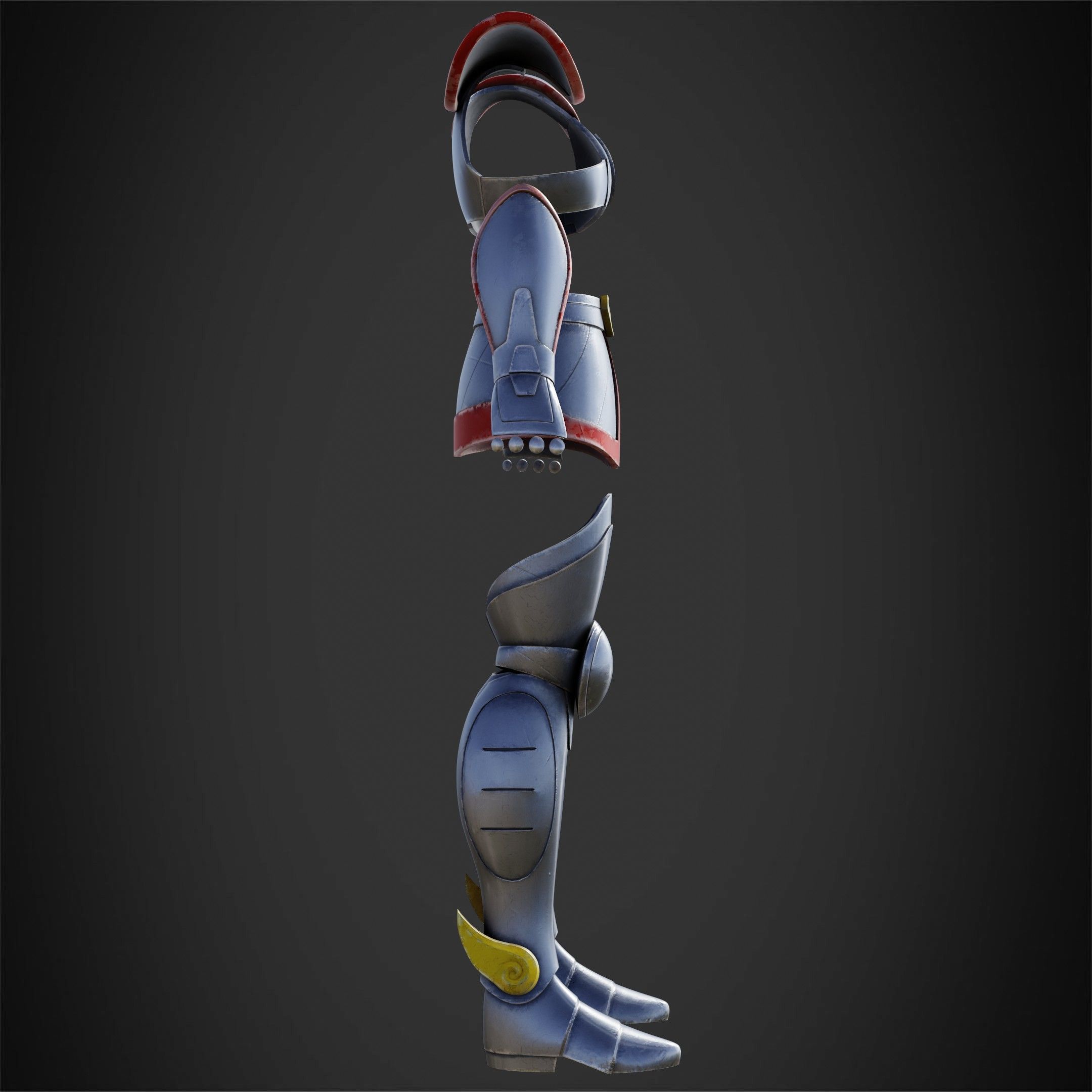 Saint Seiya Pegasus Seiya Armor for Cosplay 3D print model_8