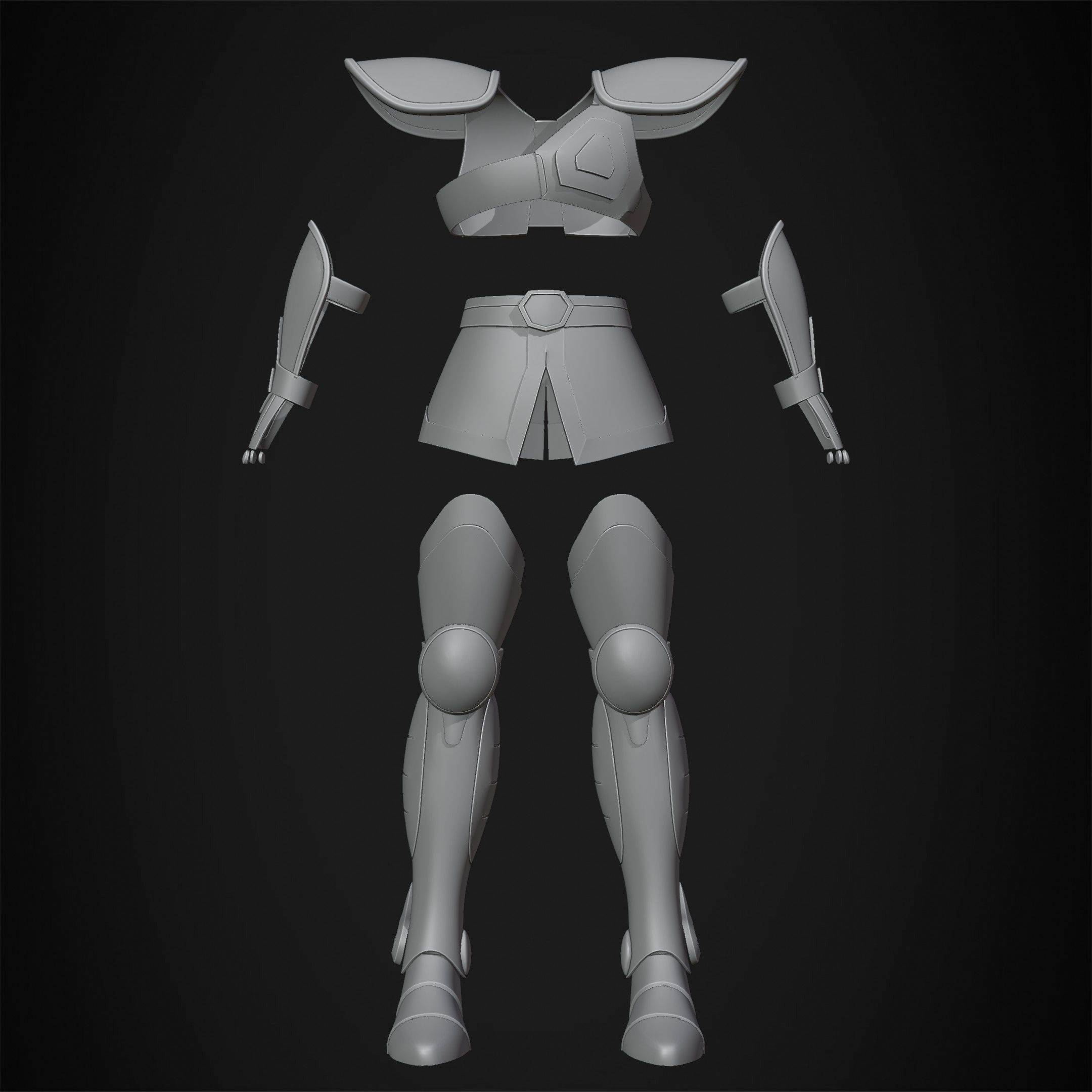Saint Seiya Pegasus Seiya Armor for Cosplay 3D print model_10