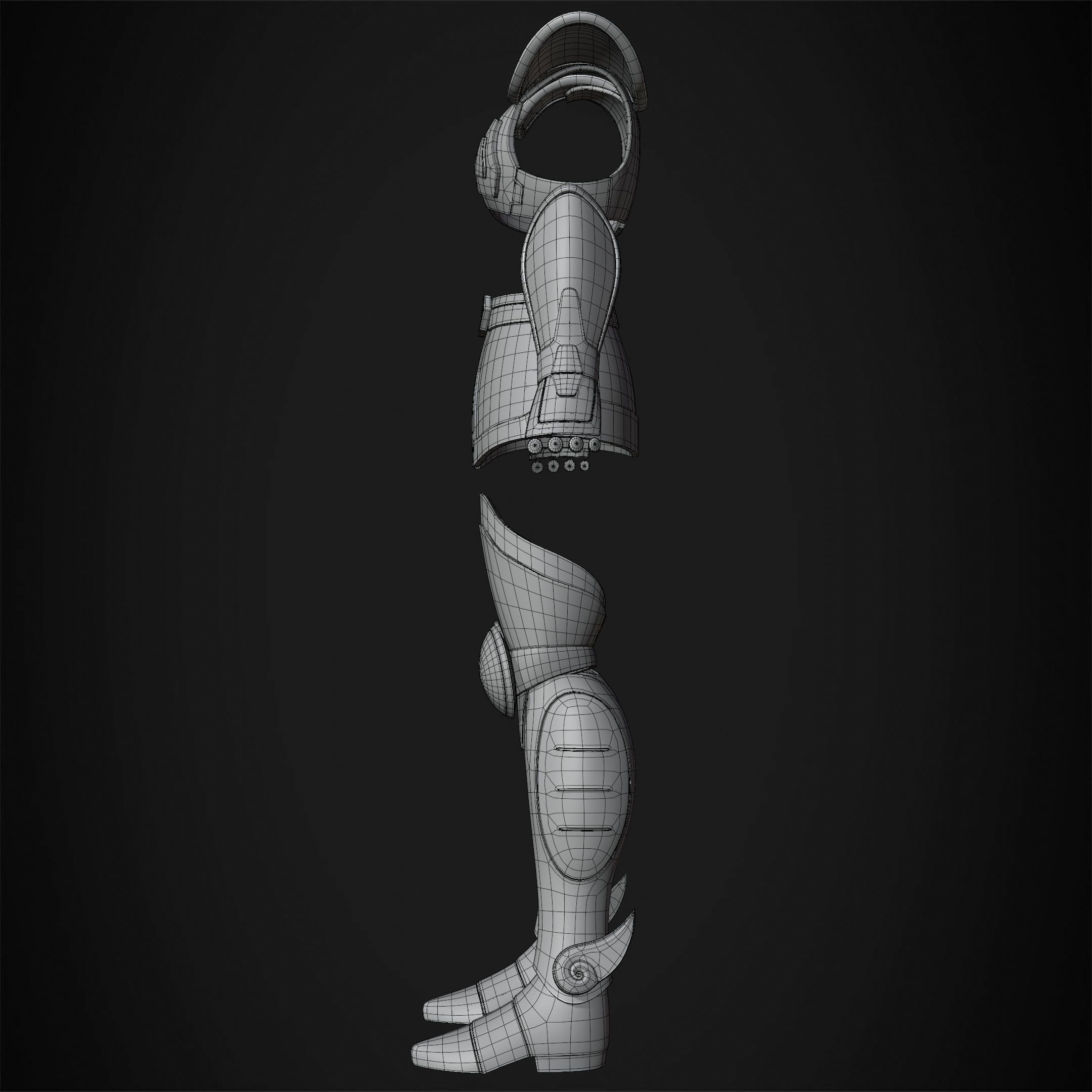 Saint Seiya Pegasus Seiya Armor for Cosplay 3D print model_15