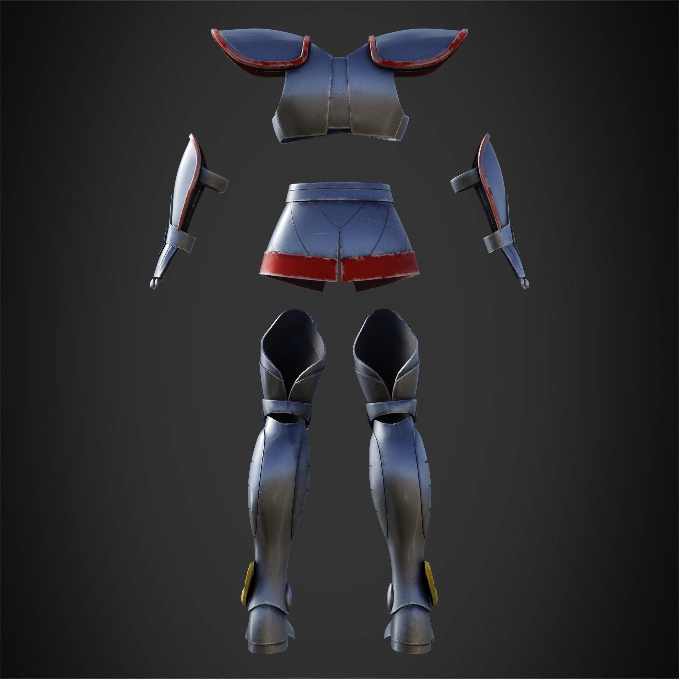 Saint Seiya Pegasus Seiya Armor for Cosplay 3D print model_6