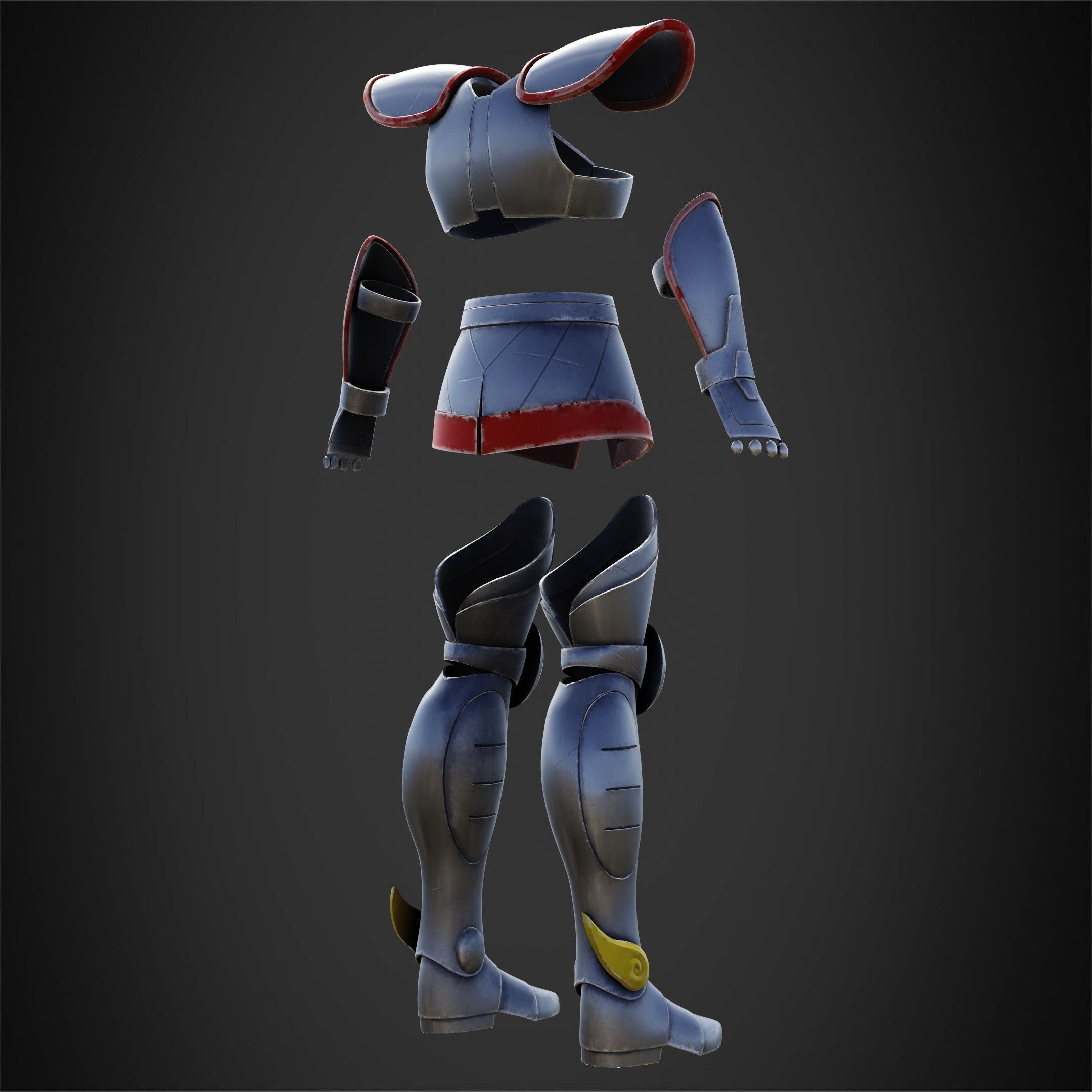 Saint Seiya Pegasus Seiya Armor for Cosplay 3D print model_7