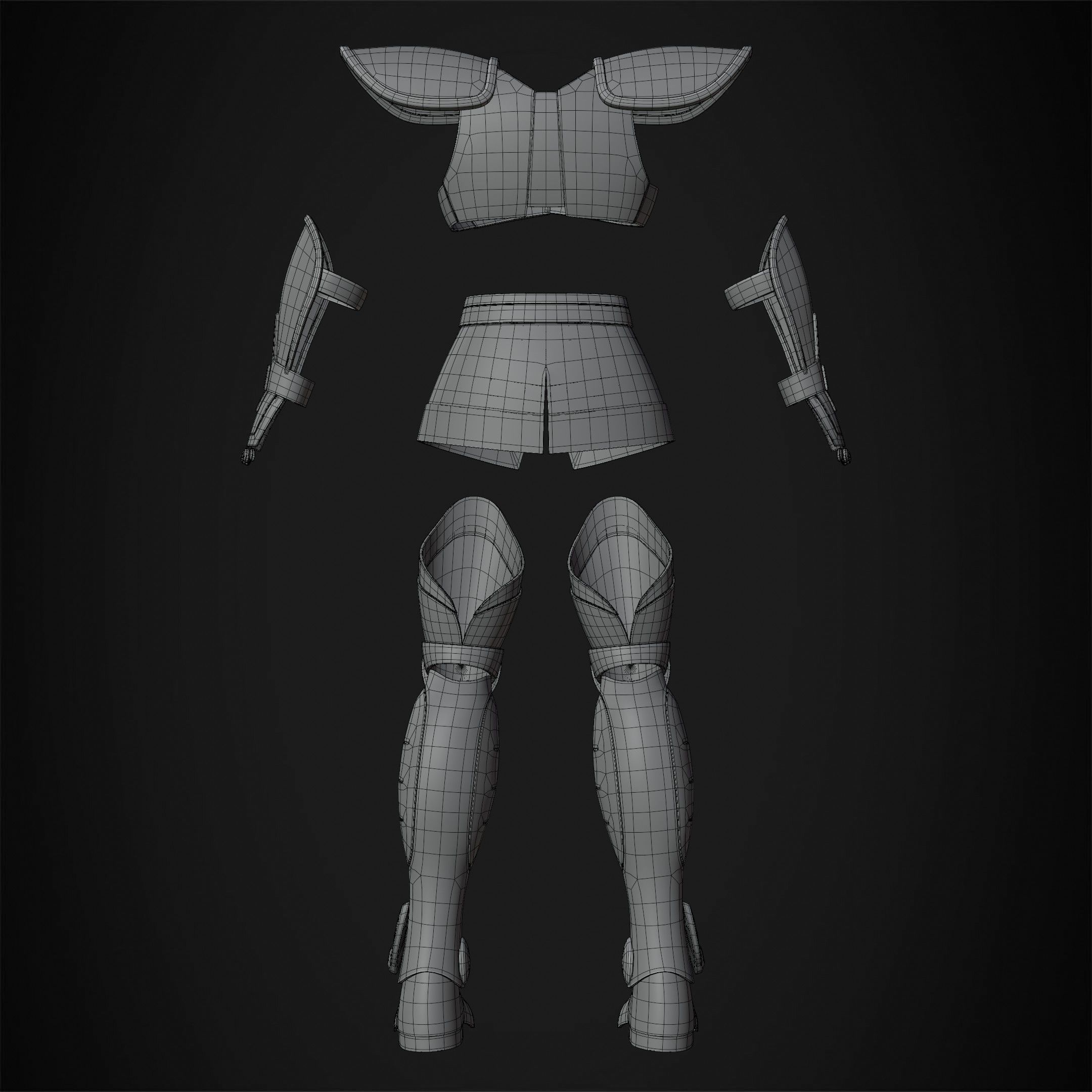 Saint Seiya Pegasus Seiya Armor for Cosplay 3D print model_19