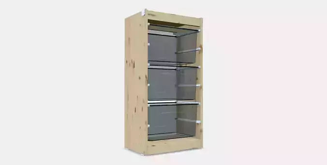 TROFAST Storage combination with boxes 44