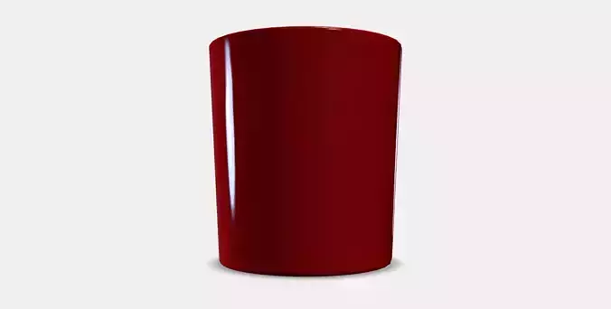 STORTSKON Scented candle in glass Low-poly 3D model