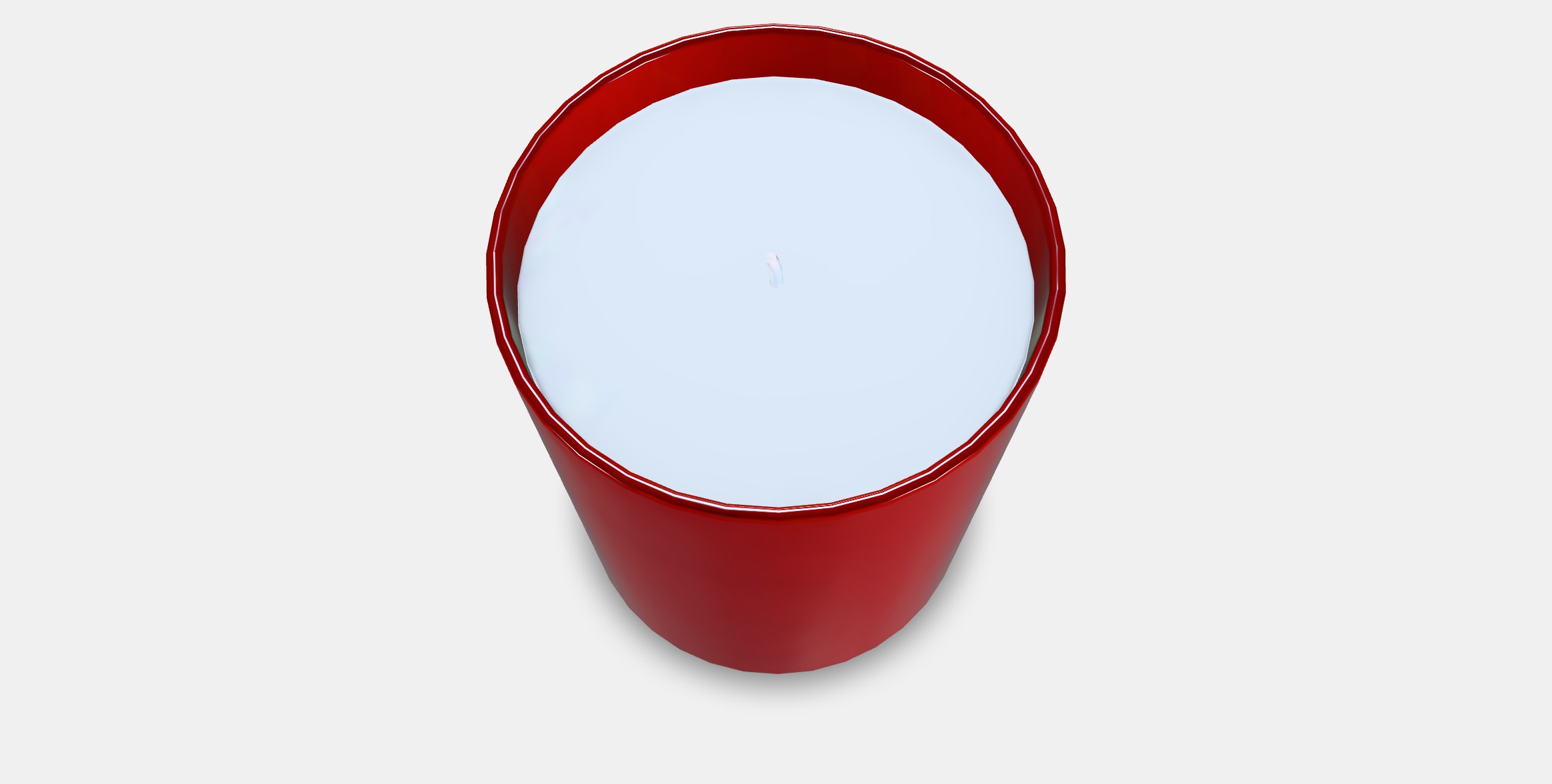 STORTSKON Scented candle in glass Low-poly 3D model_3