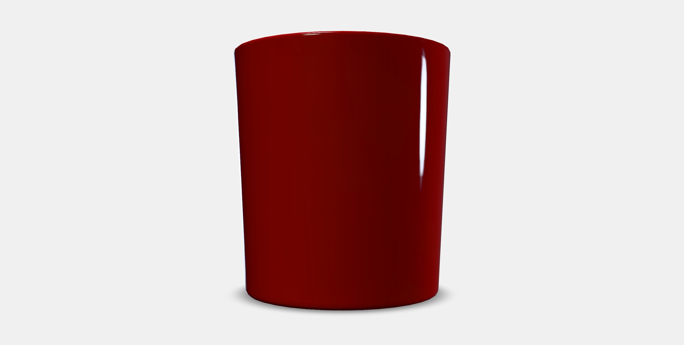 STORTSKON Scented candle in glass Low-poly 3D model_12