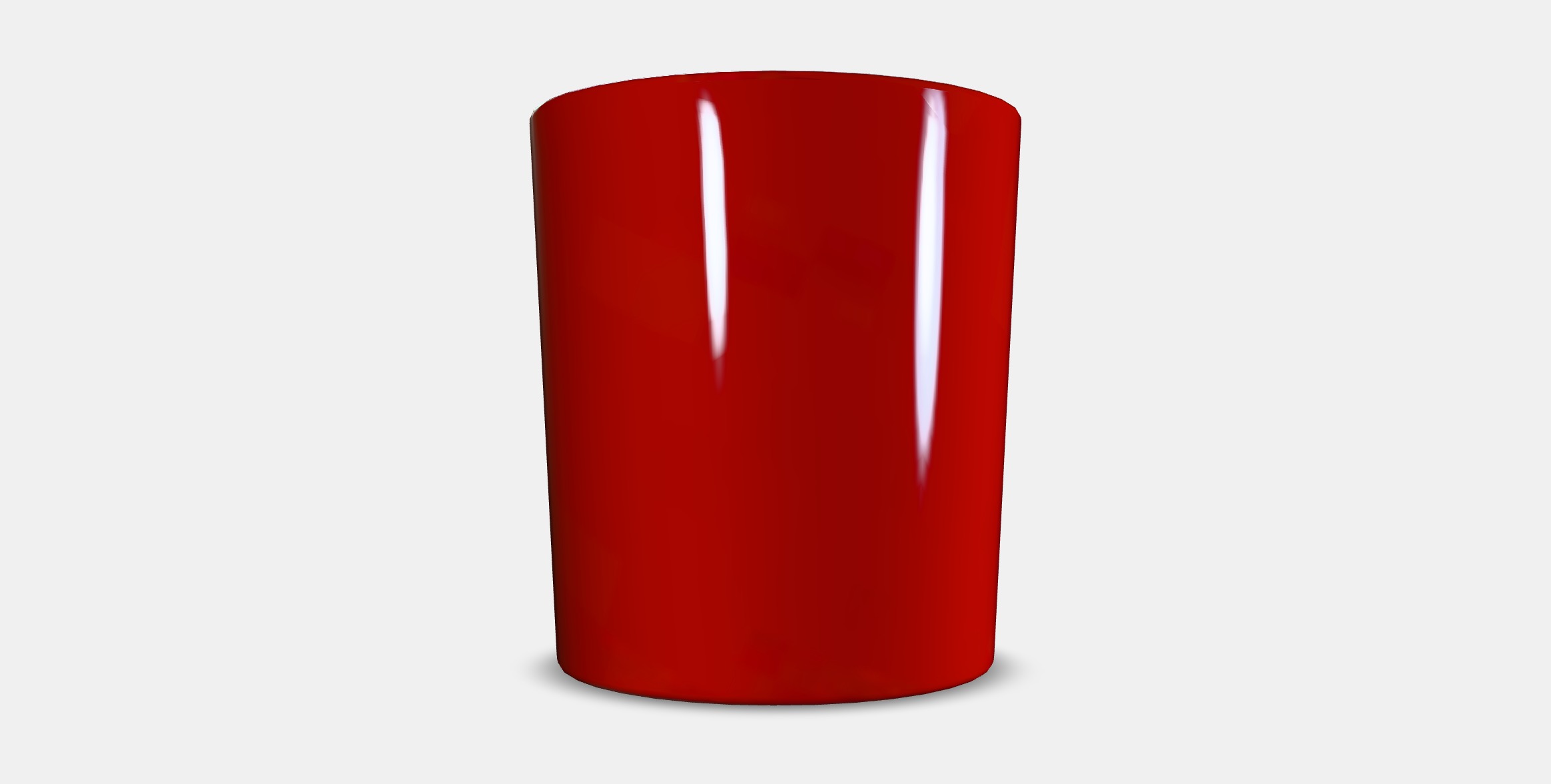 STORTSKON Scented candle in glass Low-poly 3D model_16