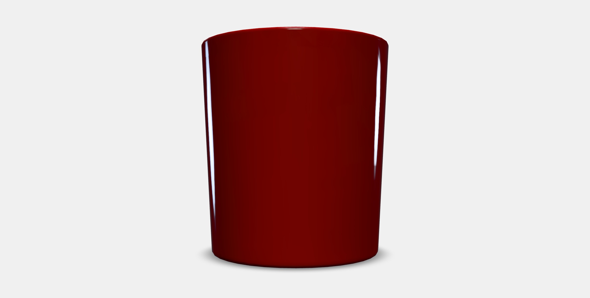 STORTSKON Scented candle in glass Low-poly 3D model_10