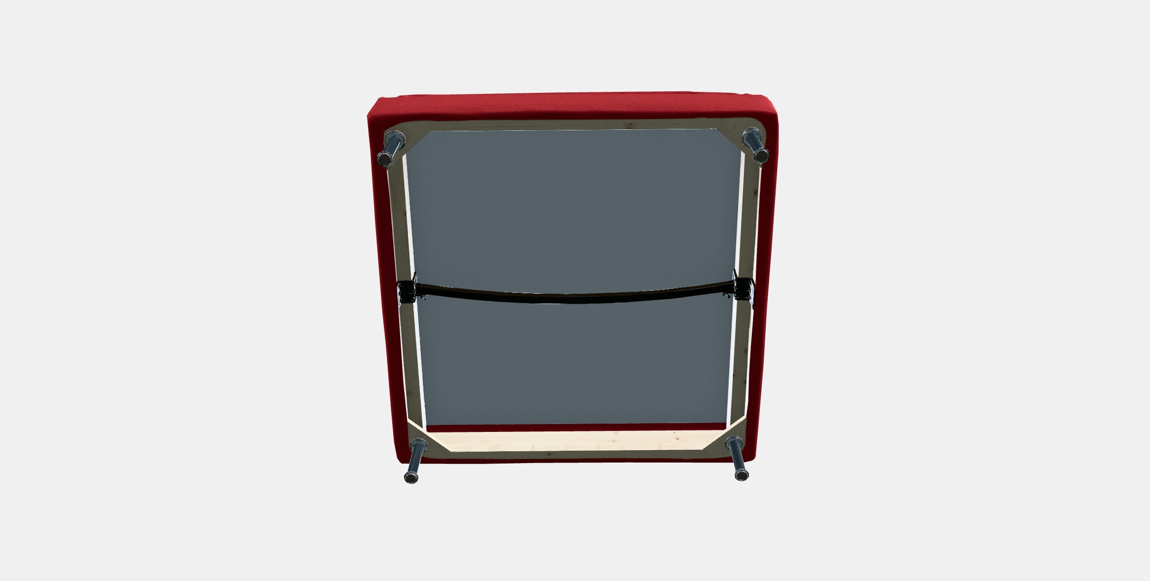 SODERHAMN Footstool cover 4 Low-poly 3D model_6