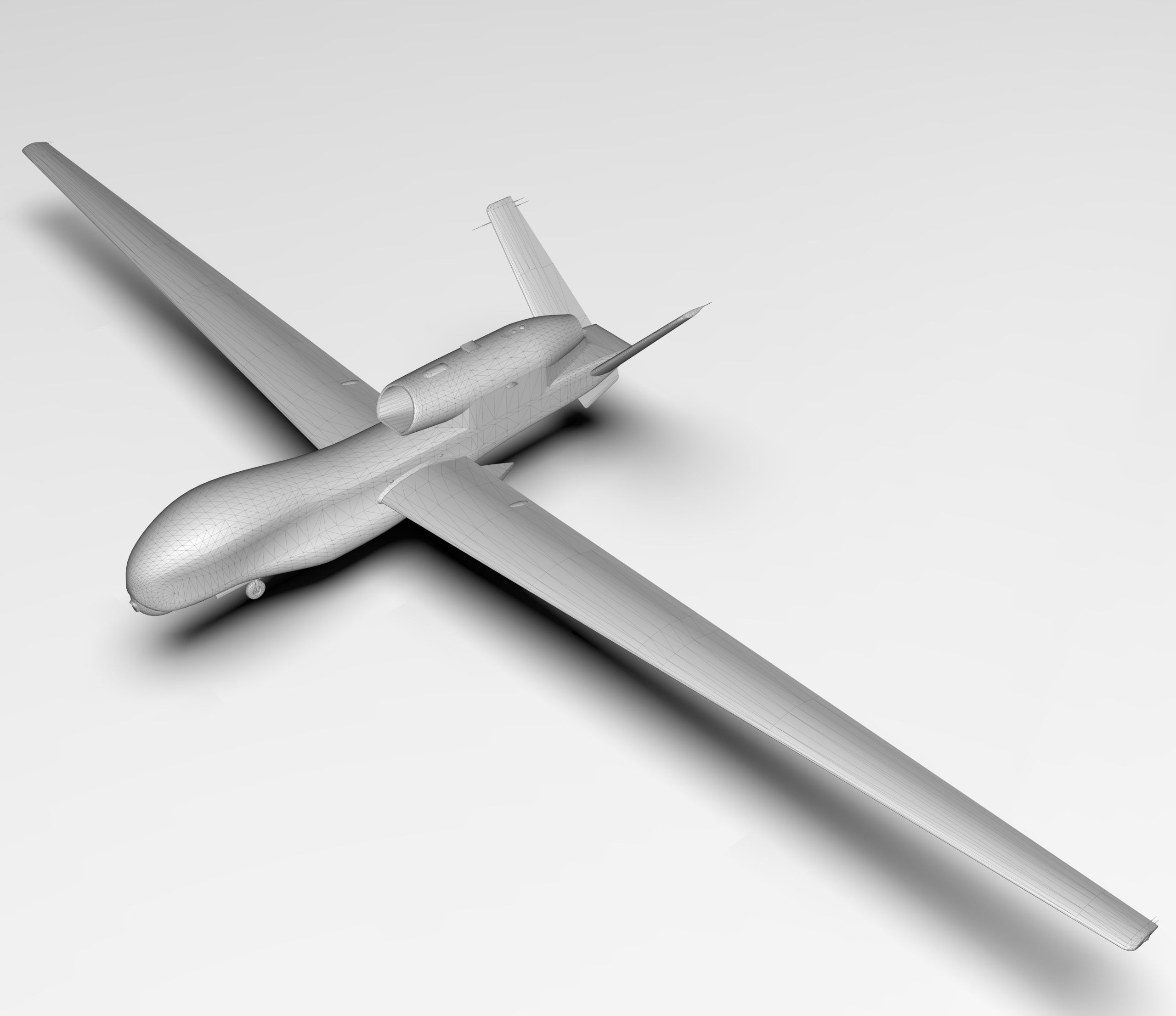 Northrop Grumman RQ-4 Global Hawk 3D model_7