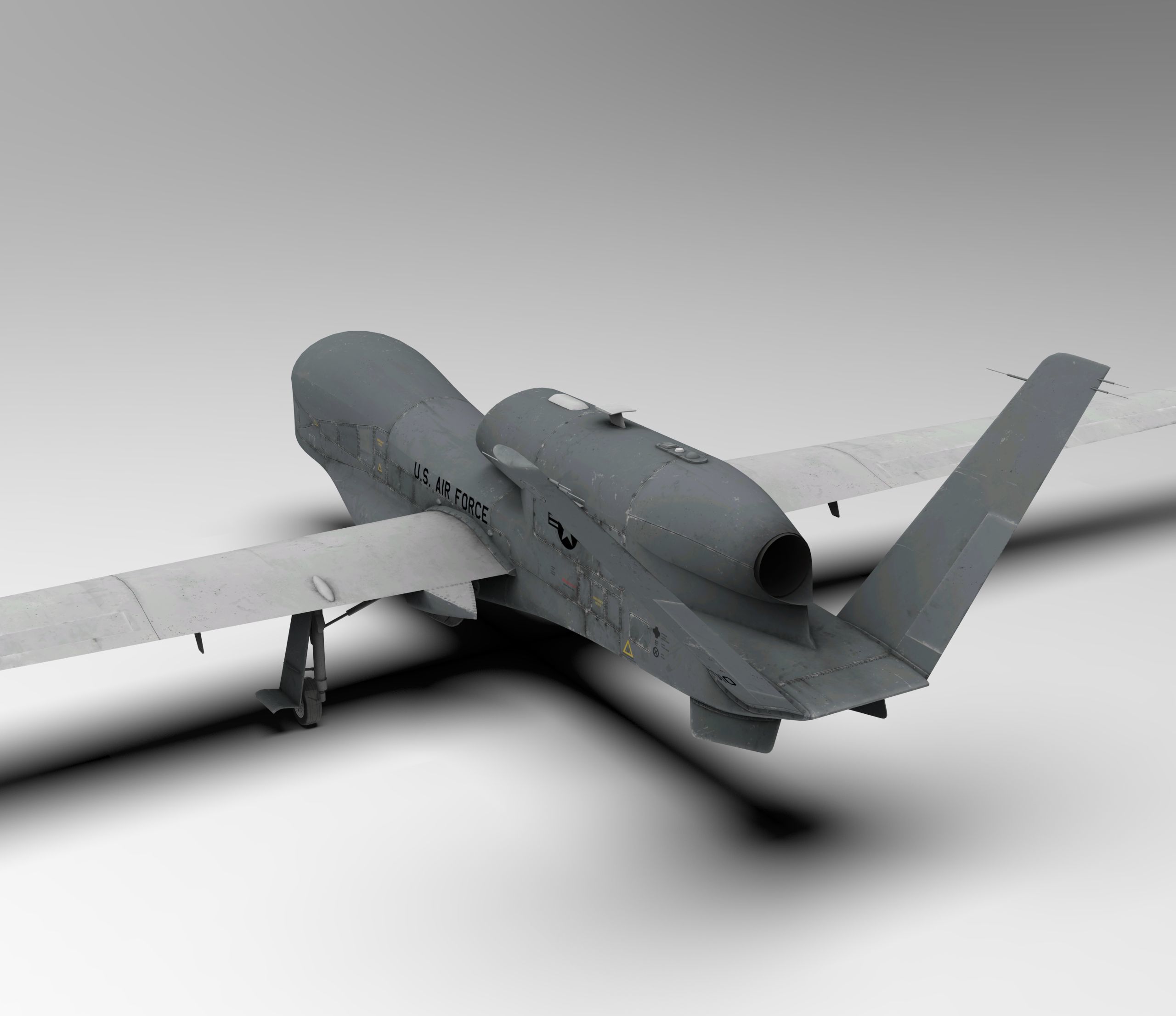 Northrop Grumman RQ-4 Global Hawk 3D model_4
