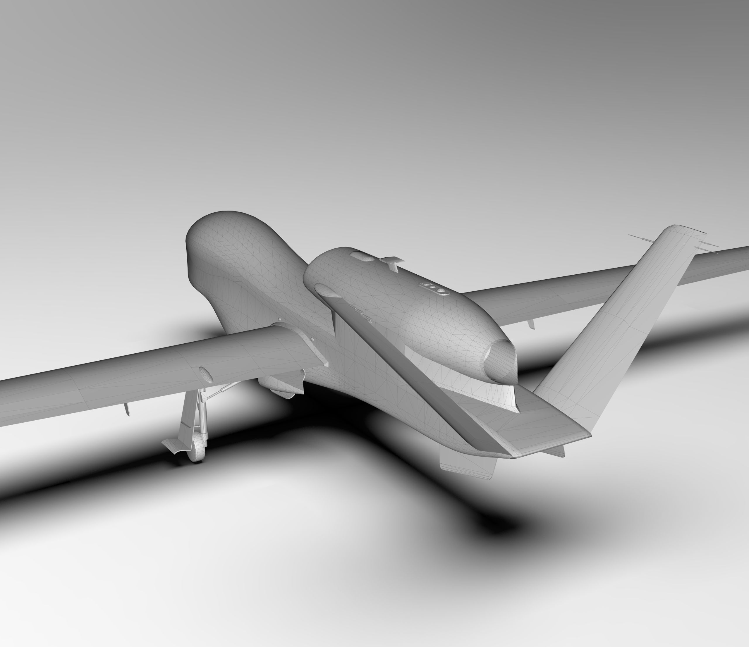 Northrop Grumman RQ-4 Global Hawk 3D model_5