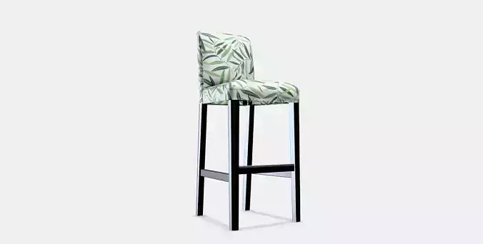 BERGMUND Bar stool with backrest 4
