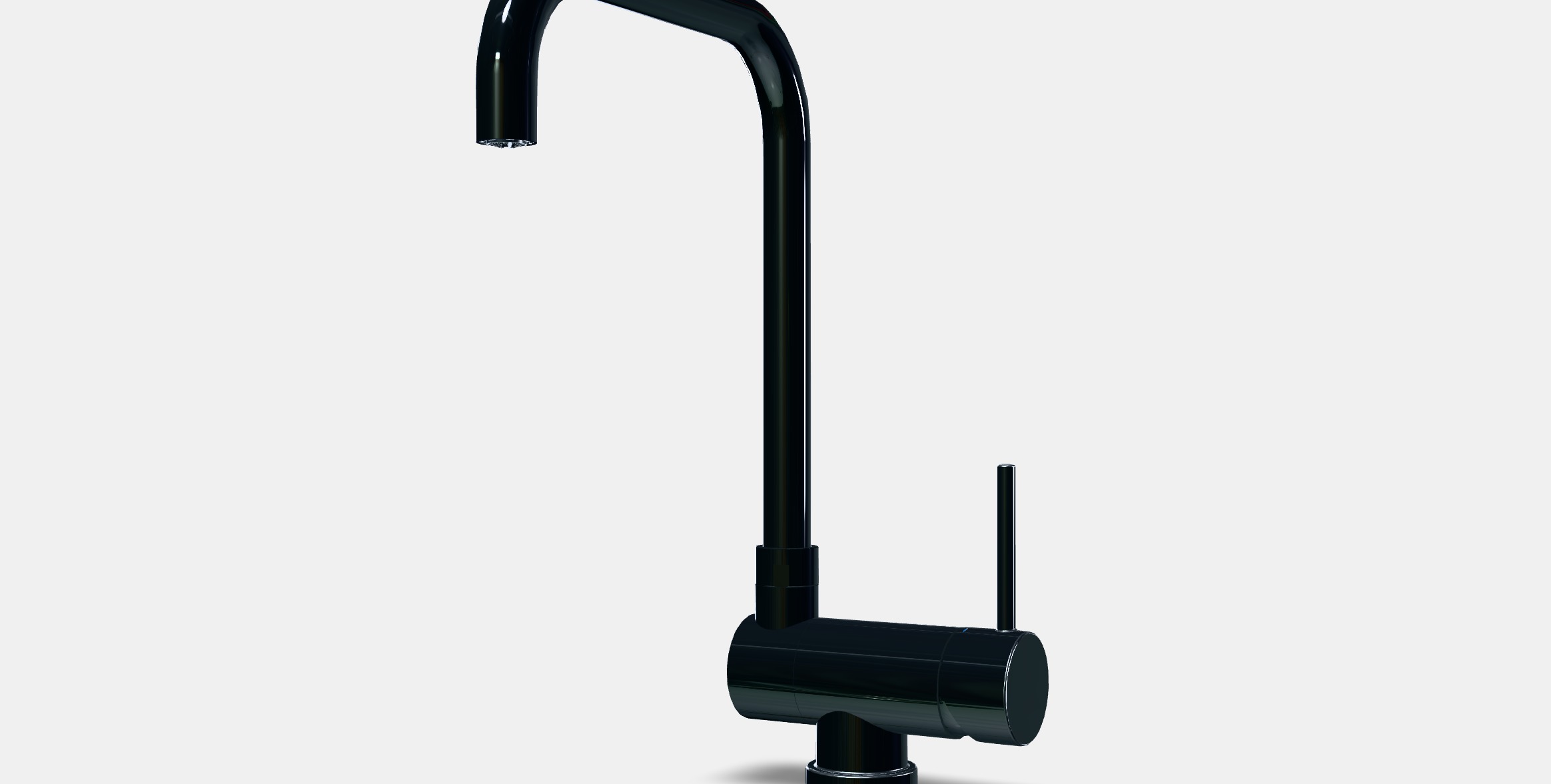 JUTTERN Kitchen mixer tap foldable Low-poly 3D model_13