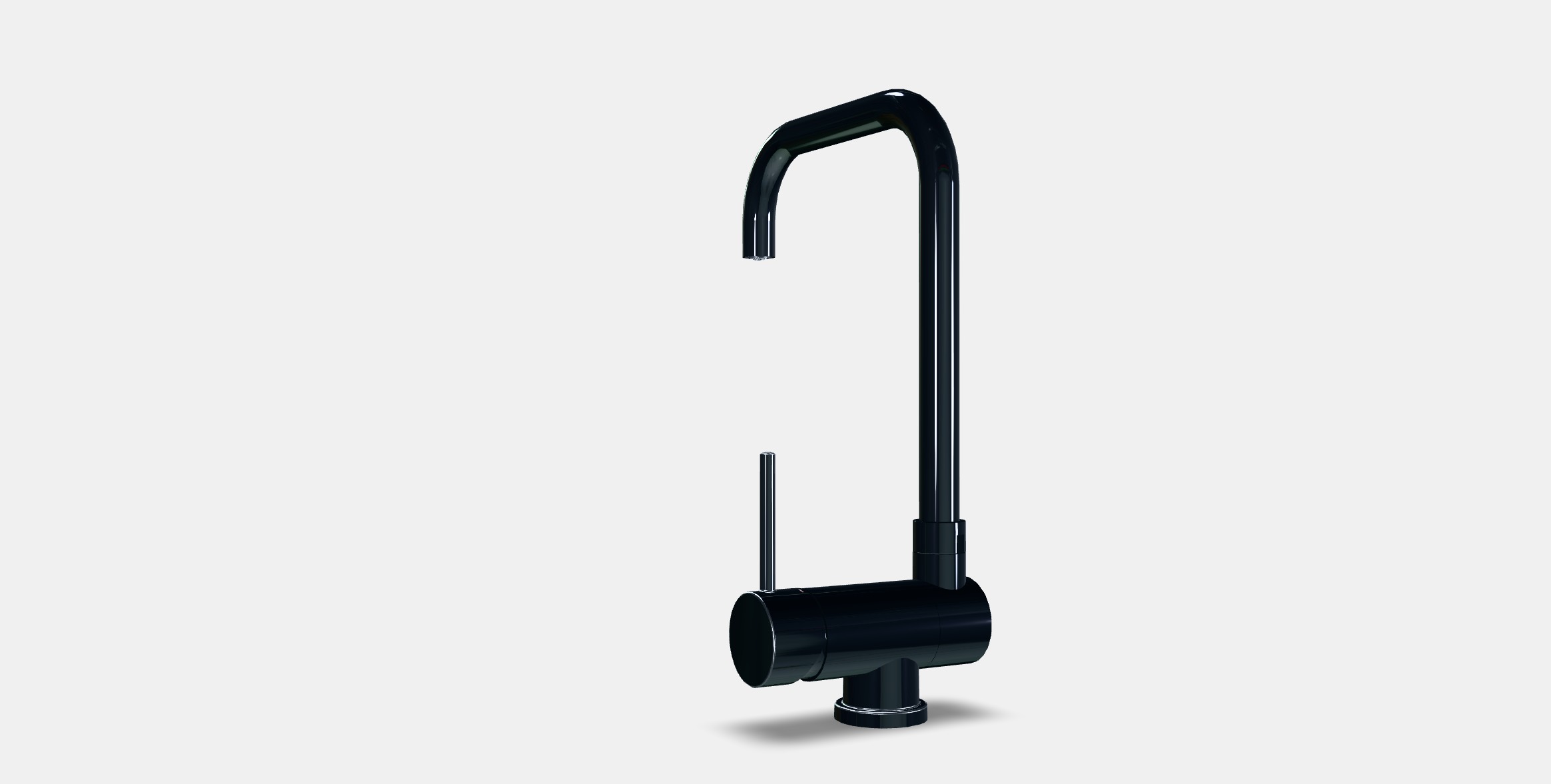 JUTTERN Kitchen mixer tap foldable Low-poly 3D model_16