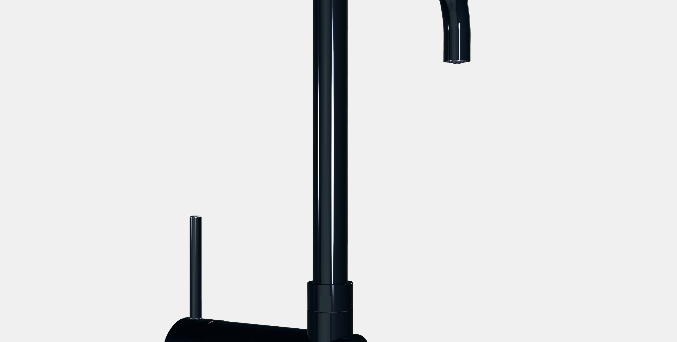 JUTTERN Kitchen mixer tap foldable Low-poly 3D model_6