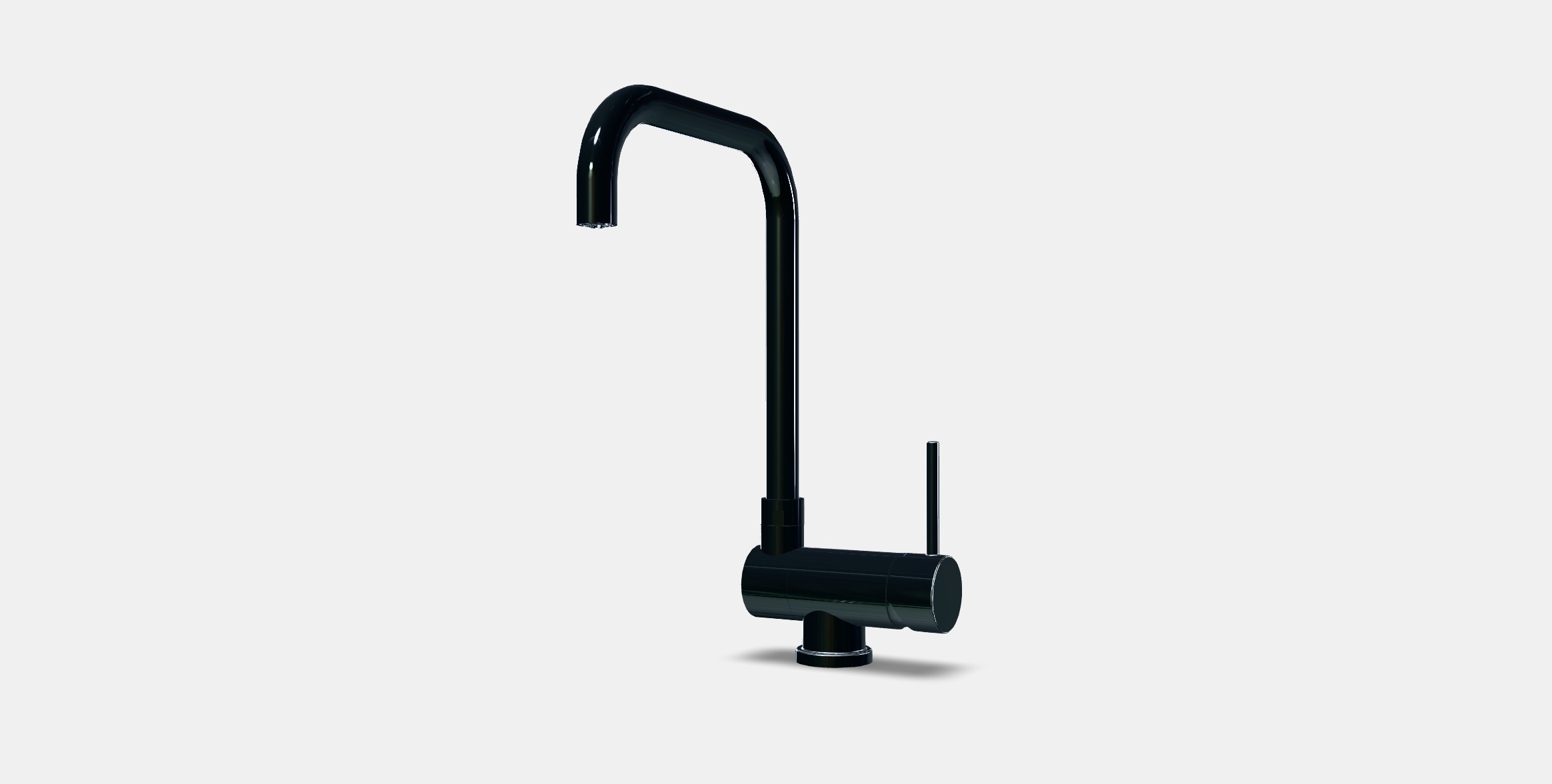 JUTTERN Kitchen mixer tap foldable Low-poly 3D model_12