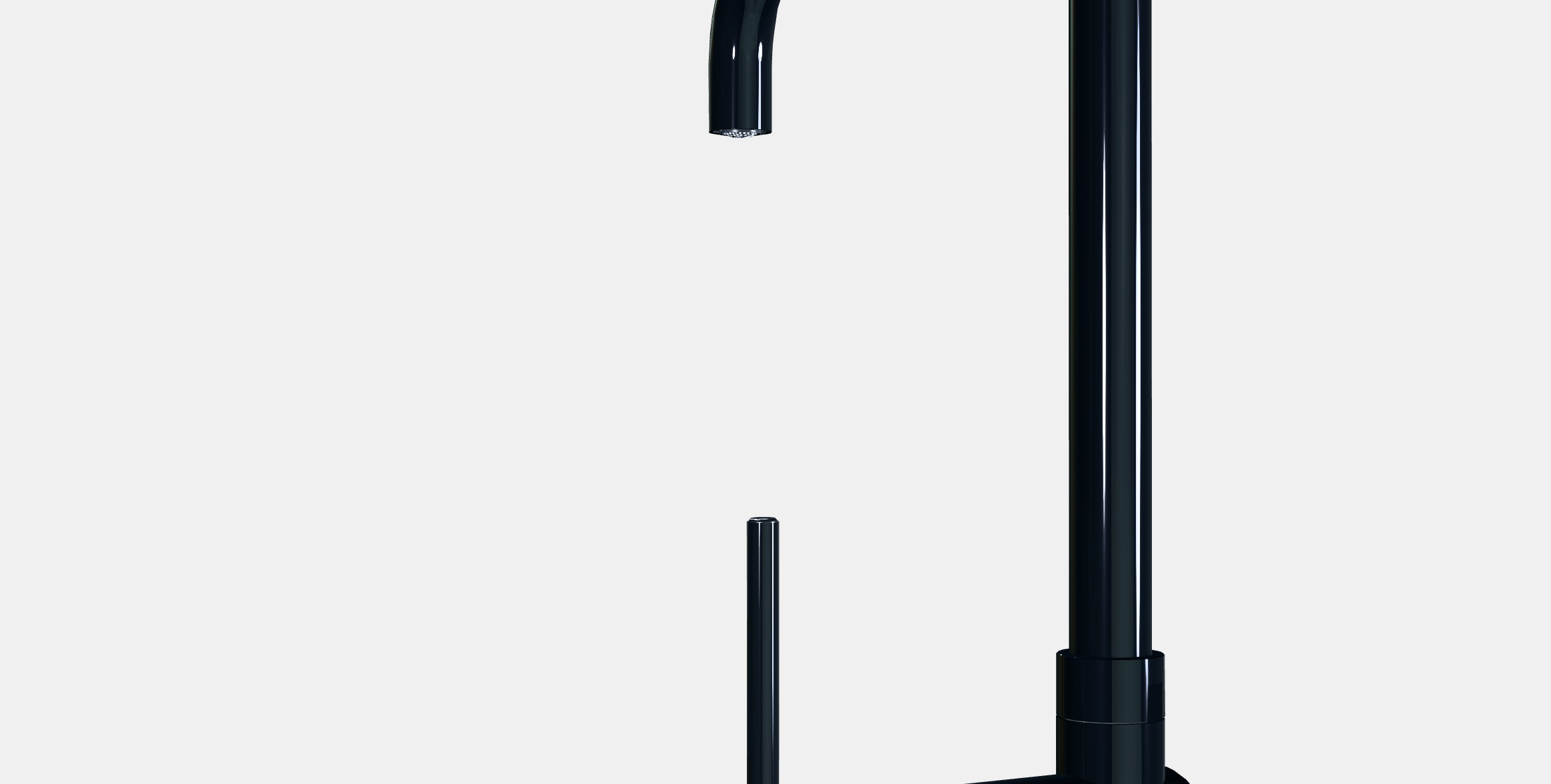 JUTTERN Kitchen mixer tap foldable Low-poly 3D model_2