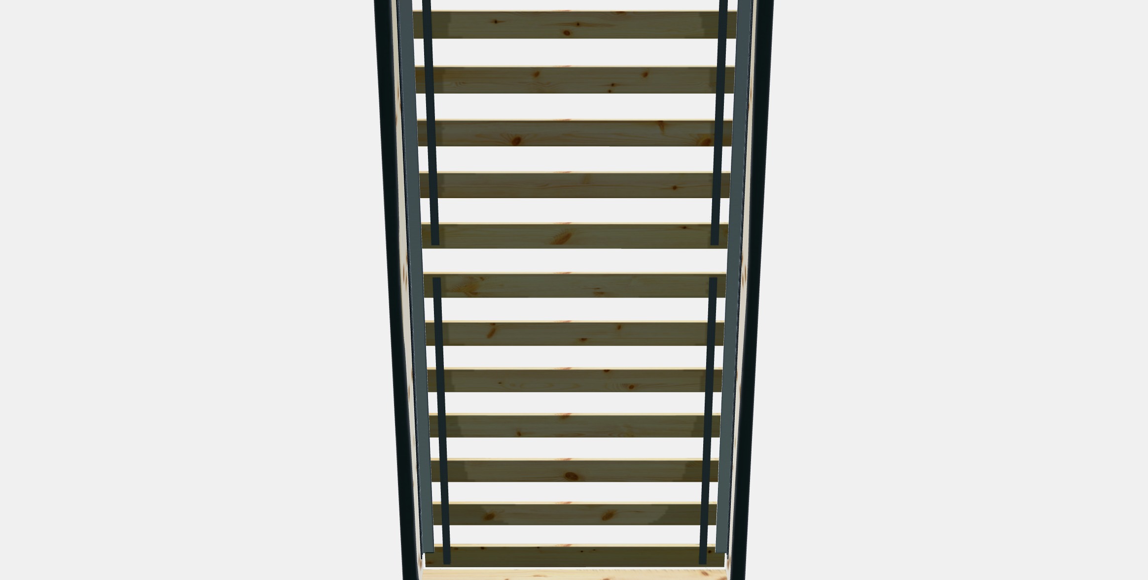 ESPEVAR Slatted mattress base with legs 14 Low-poly 3D model_8