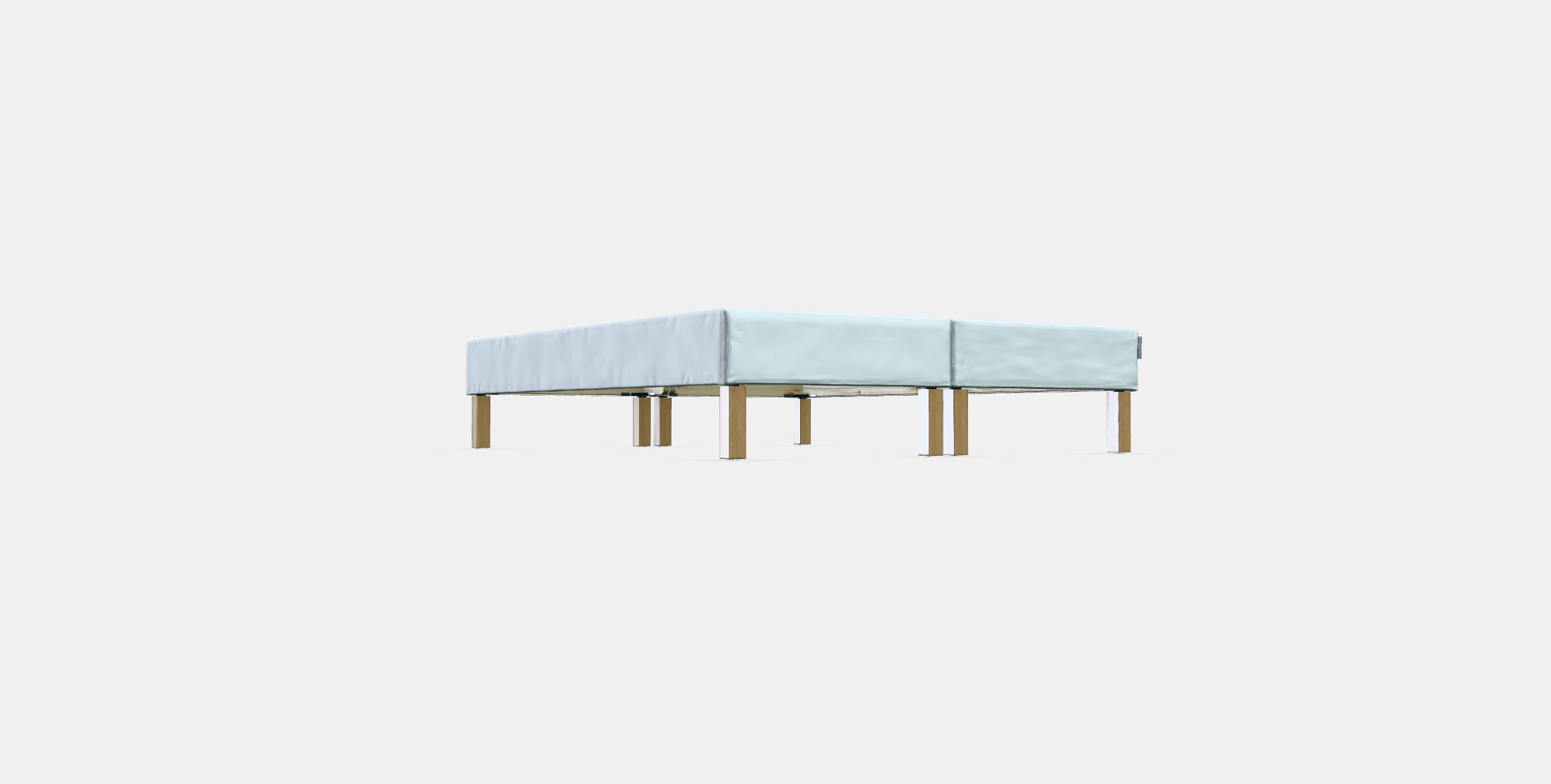 ESPEVAR Slatted mattress base with legs 15 Low-poly 3D model_2
