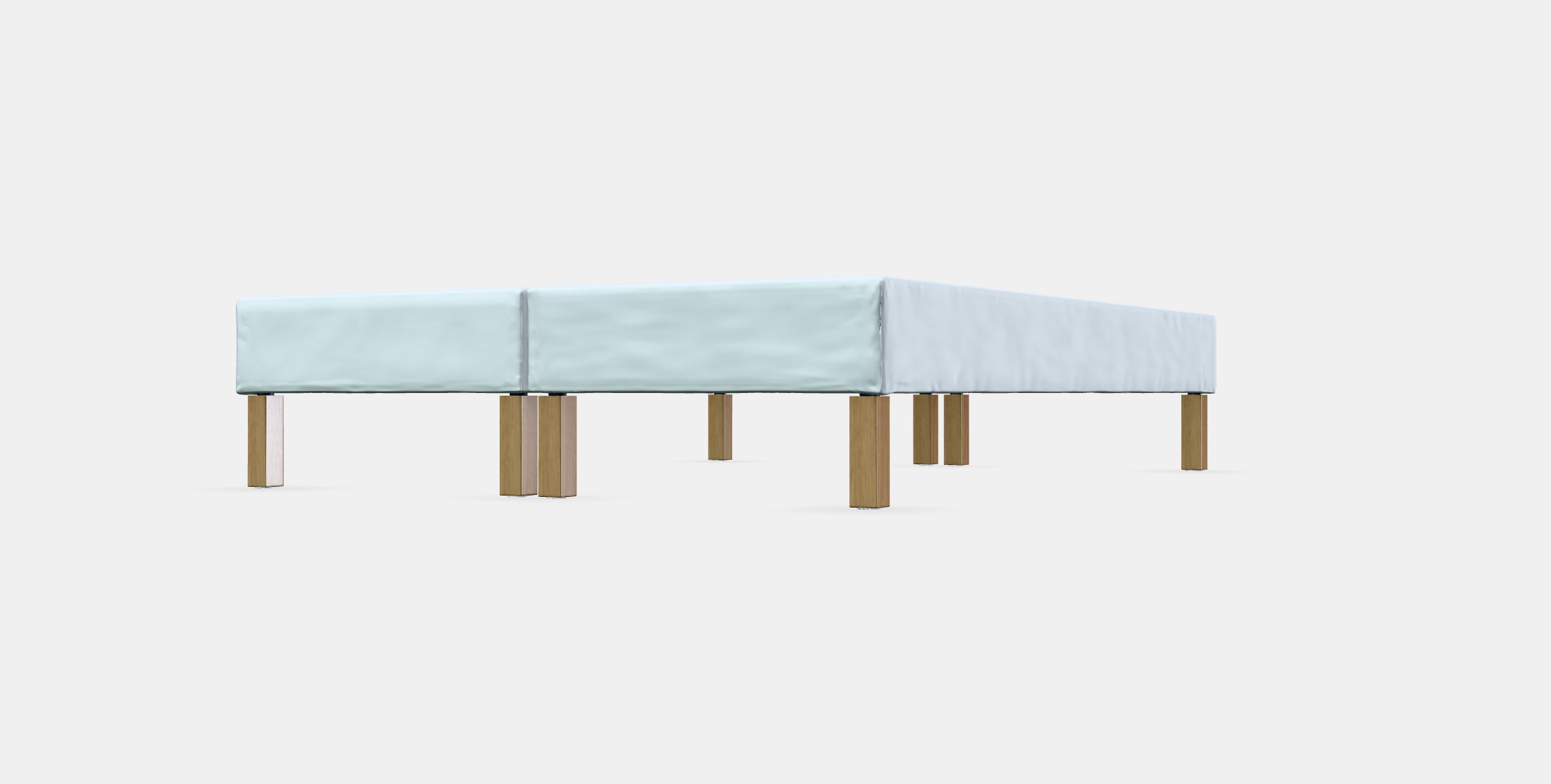 ESPEVAR Slatted mattress base with legs 15 Low-poly 3D model_13