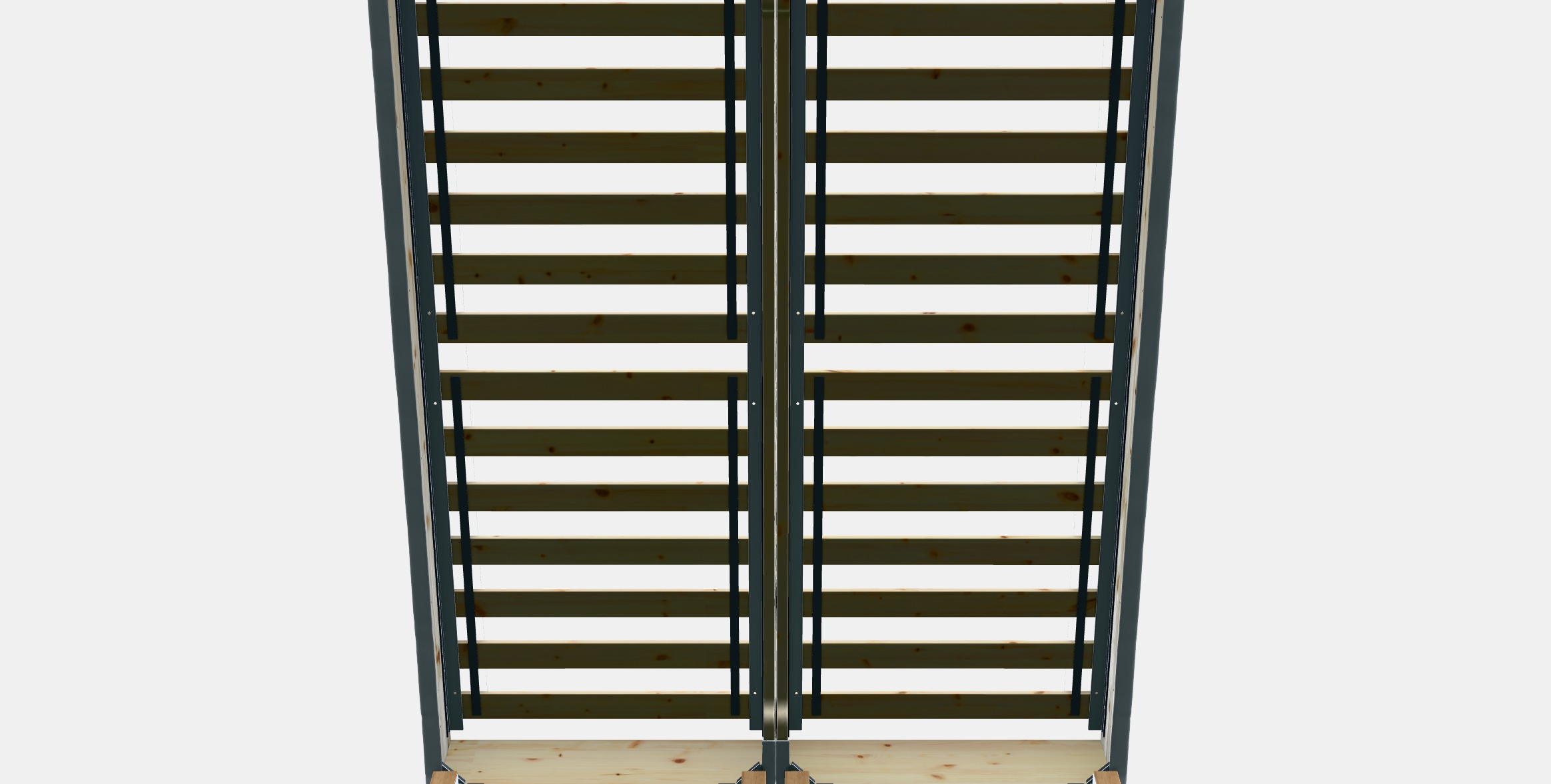 ESPEVAR Slatted mattress base with legs 15 Low-poly 3D model_8