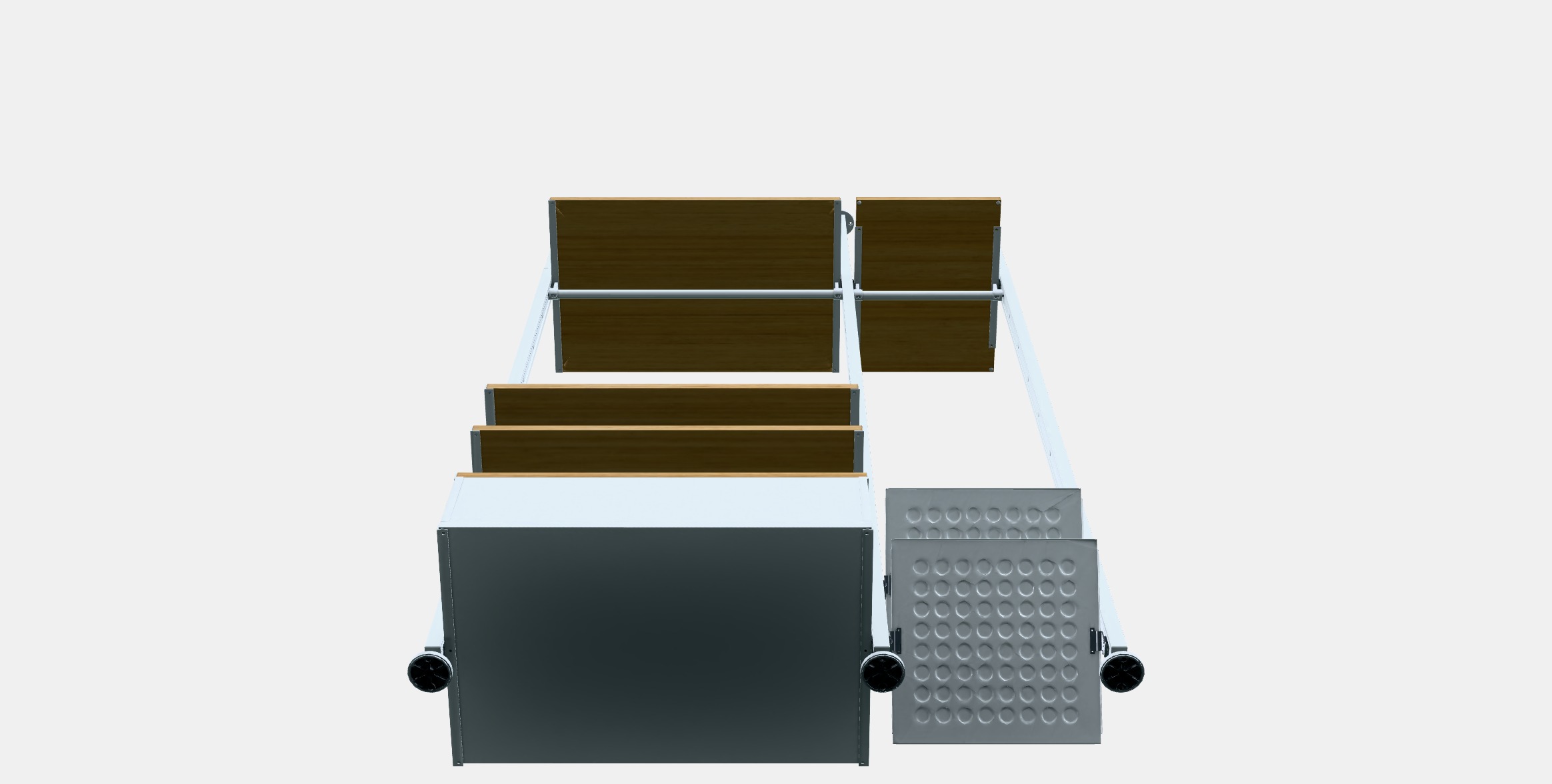 ELVARLI Wardrobe combination 19 Low-poly 3D model_8