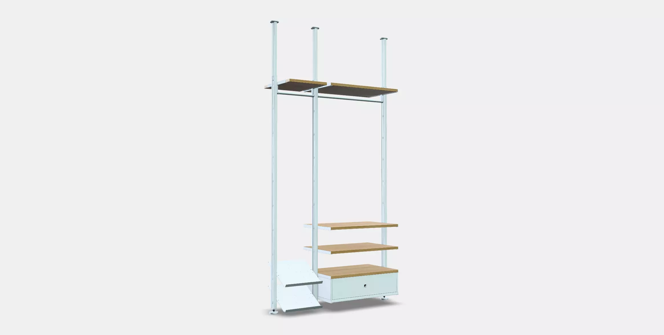 ELVARLI Wardrobe combination 19 Low-poly 3D model_0