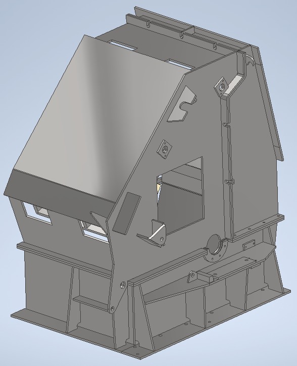 Body of the impact crusher 1300 - Sketch 3D model_3