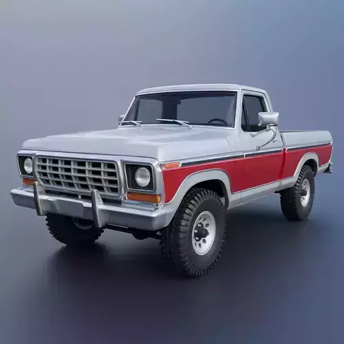 Pickup Truck F-150 1978 3D print model