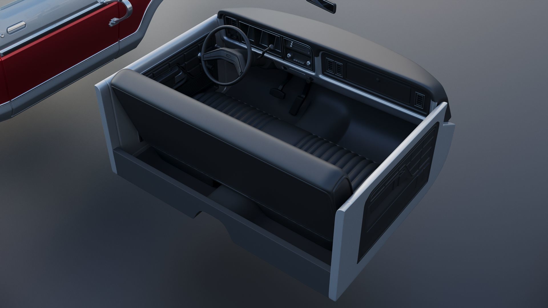 Pickup Truck F-150 1978 3D print model_23