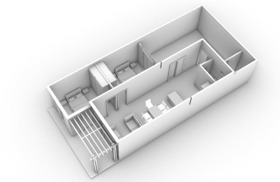  Small Apartment Design 3D print model_1