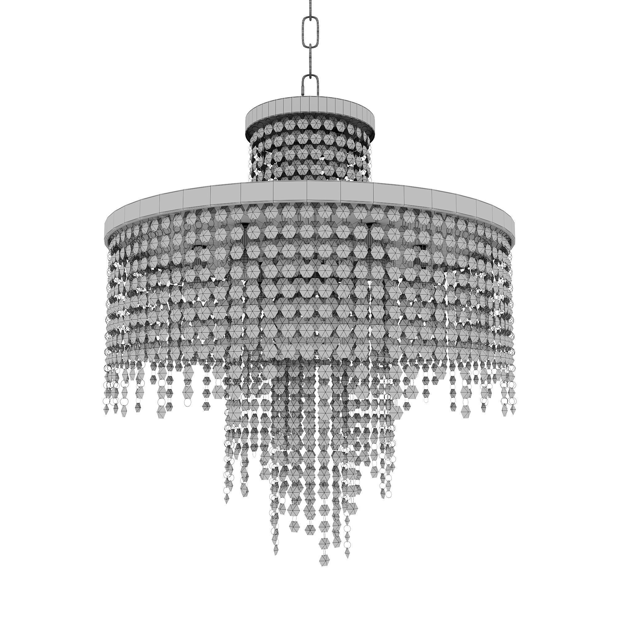 Chandelier Cascada chrome 62GDM-80230 3D model_5