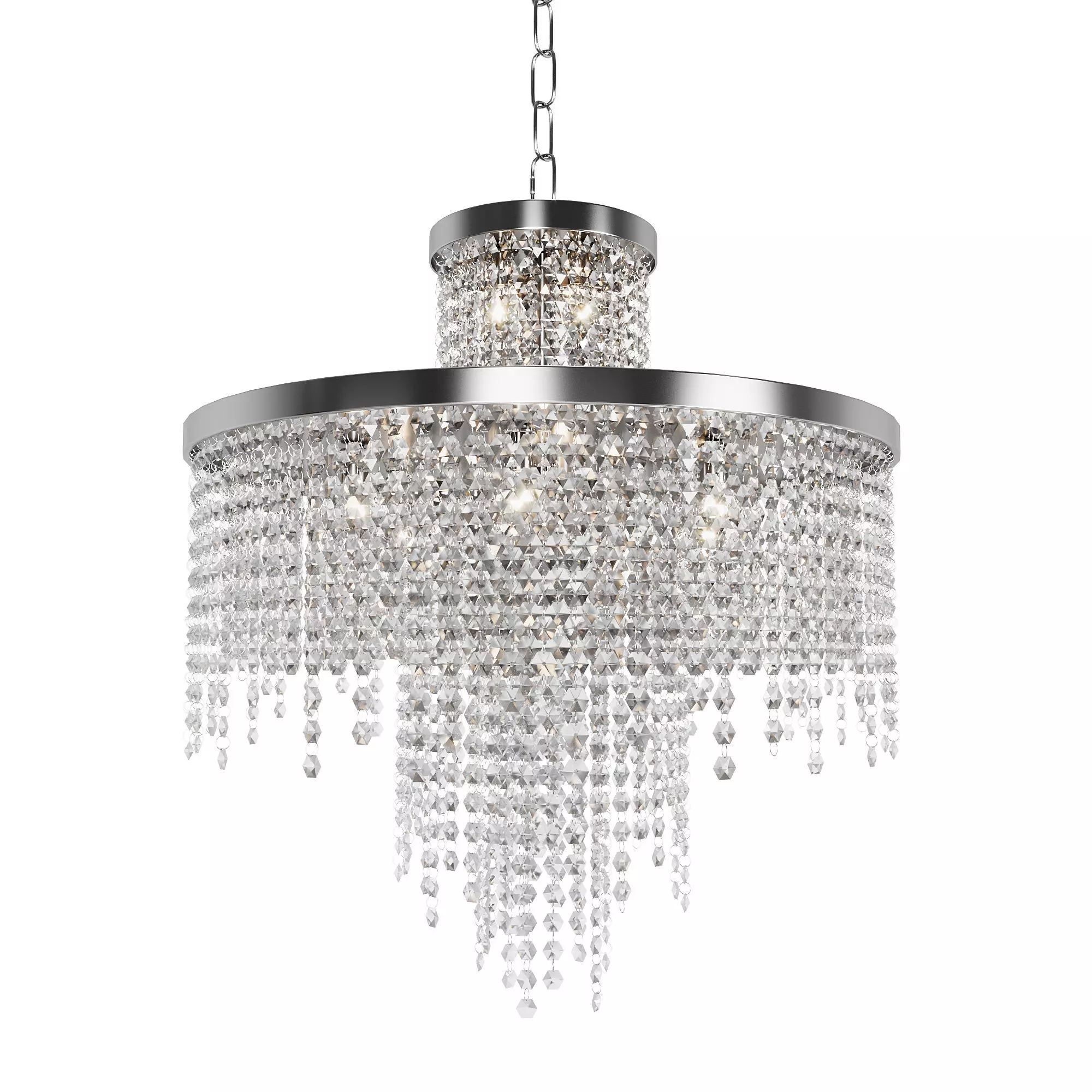 Chandelier Cascada chrome 62GDM-80230 3D model_0