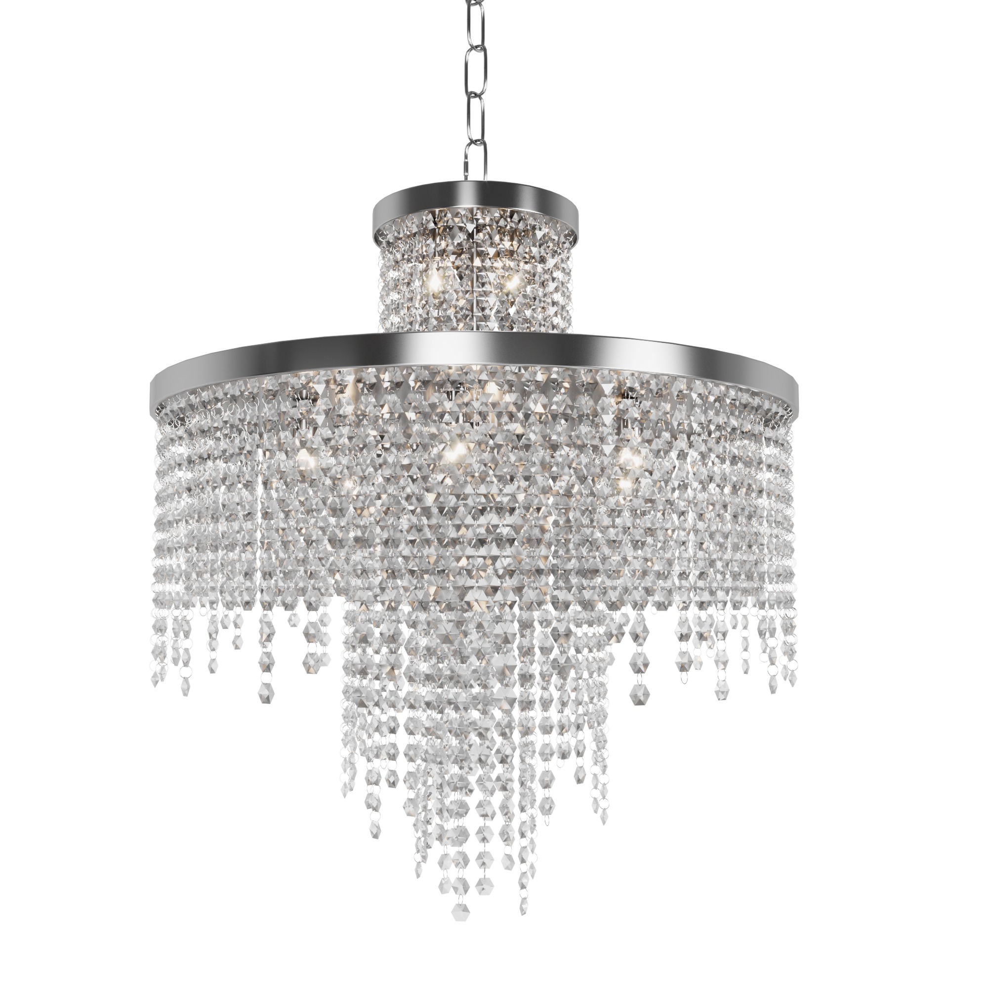 Chandelier Cascada chrome 62GDM-80230 3D model_7