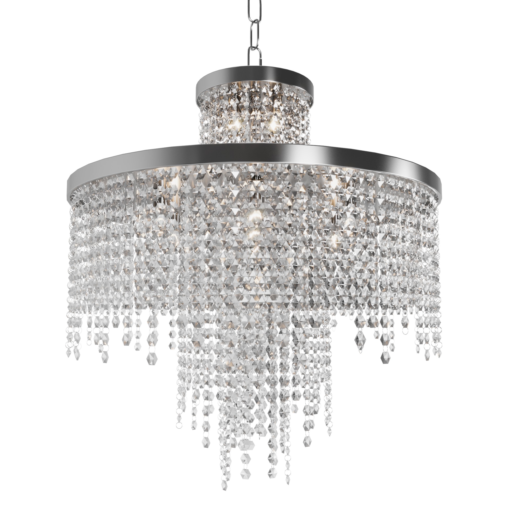 Chandelier Cascada chrome 62GDM-80230 3D model_8