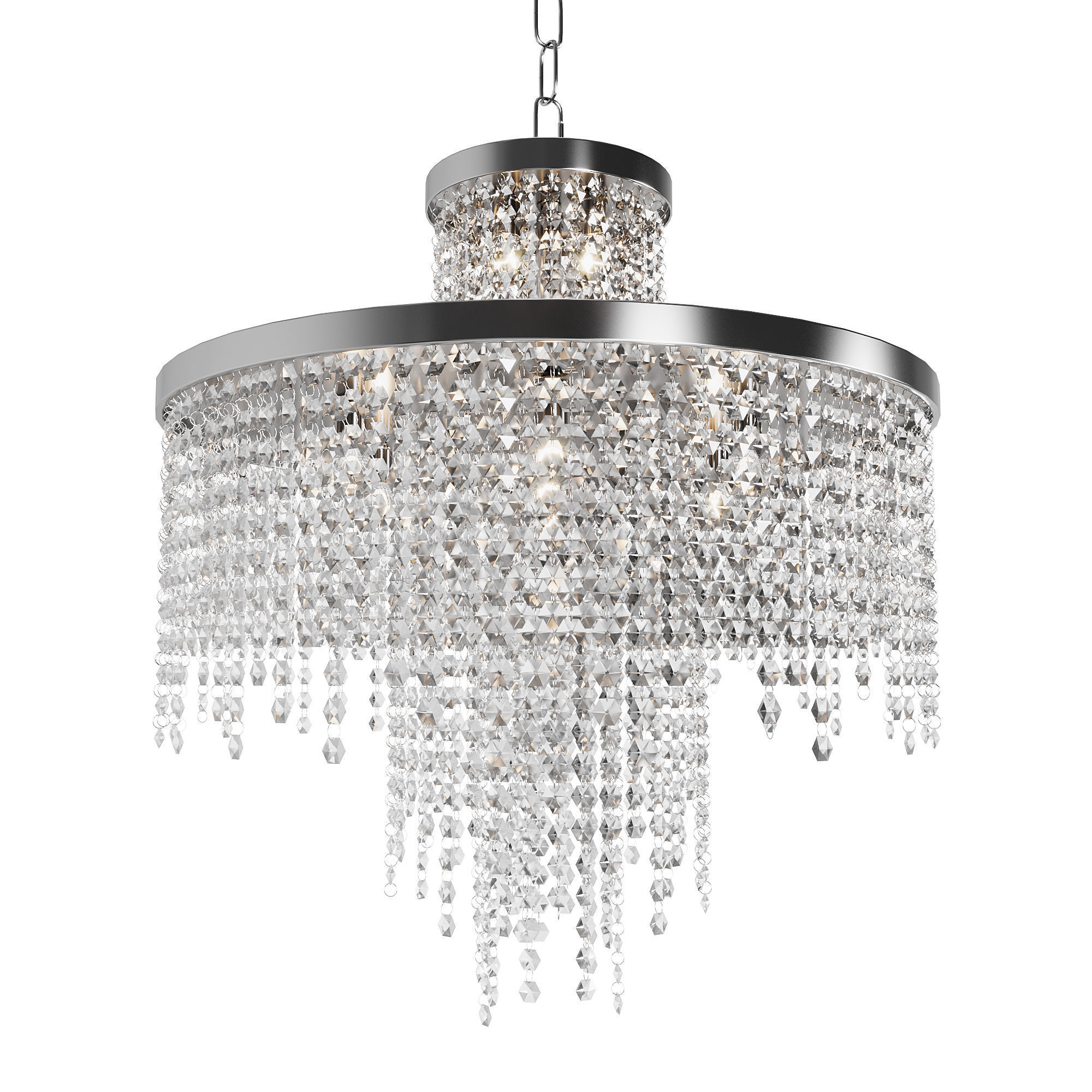 Chandelier Cascada chrome 62GDM-80230 3D model_2