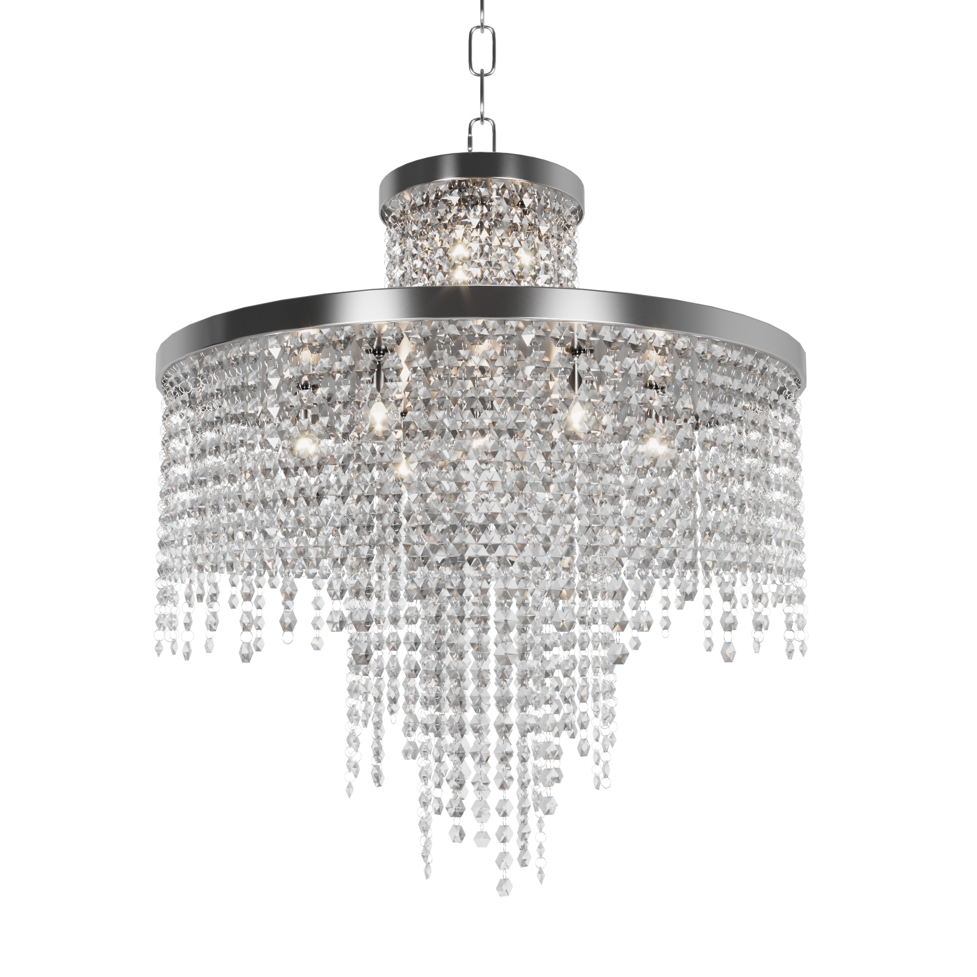 Chandelier Cascada chrome 62GDM-80230 3D model_10