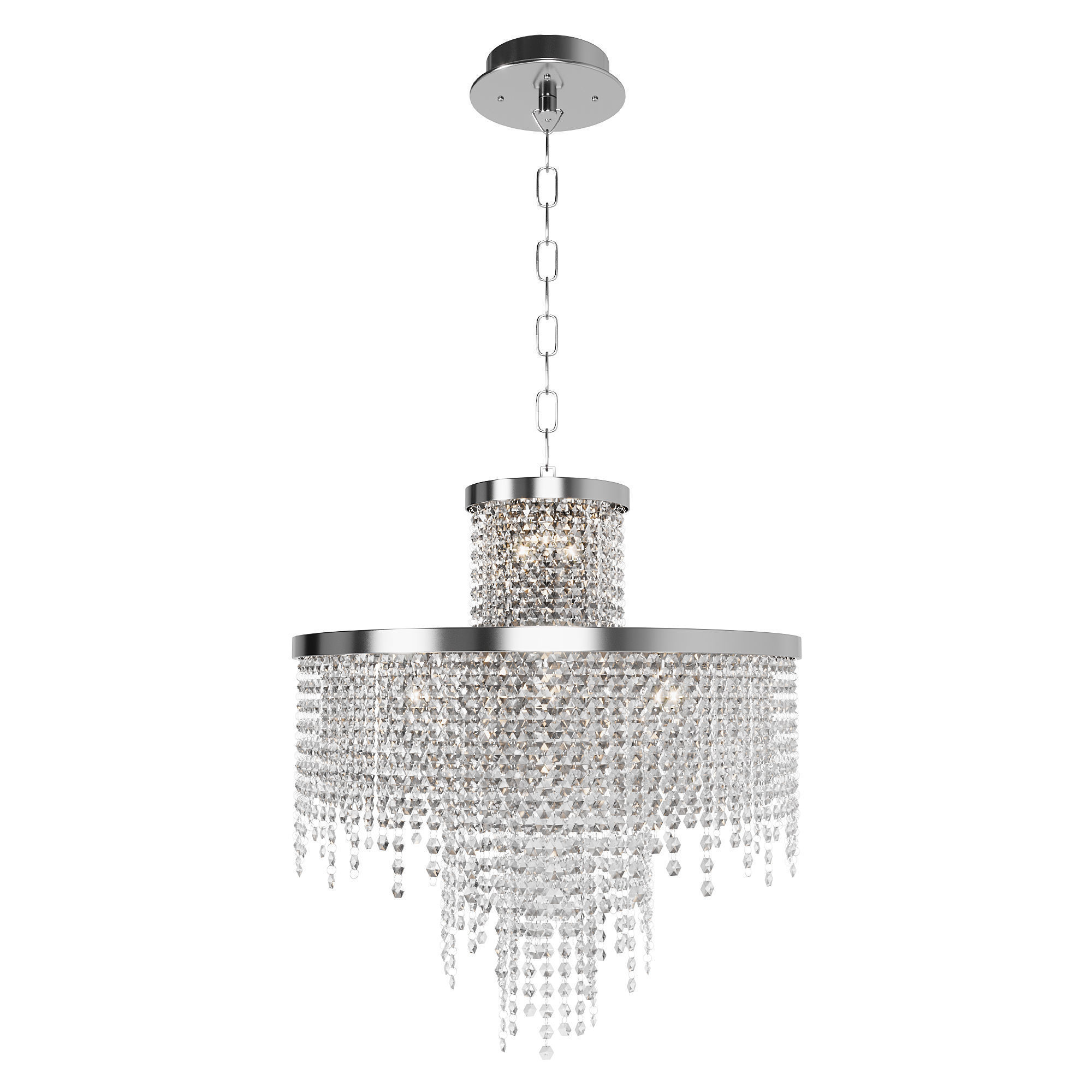 Chandelier Cascada chrome 62GDM-80230 3D model_1