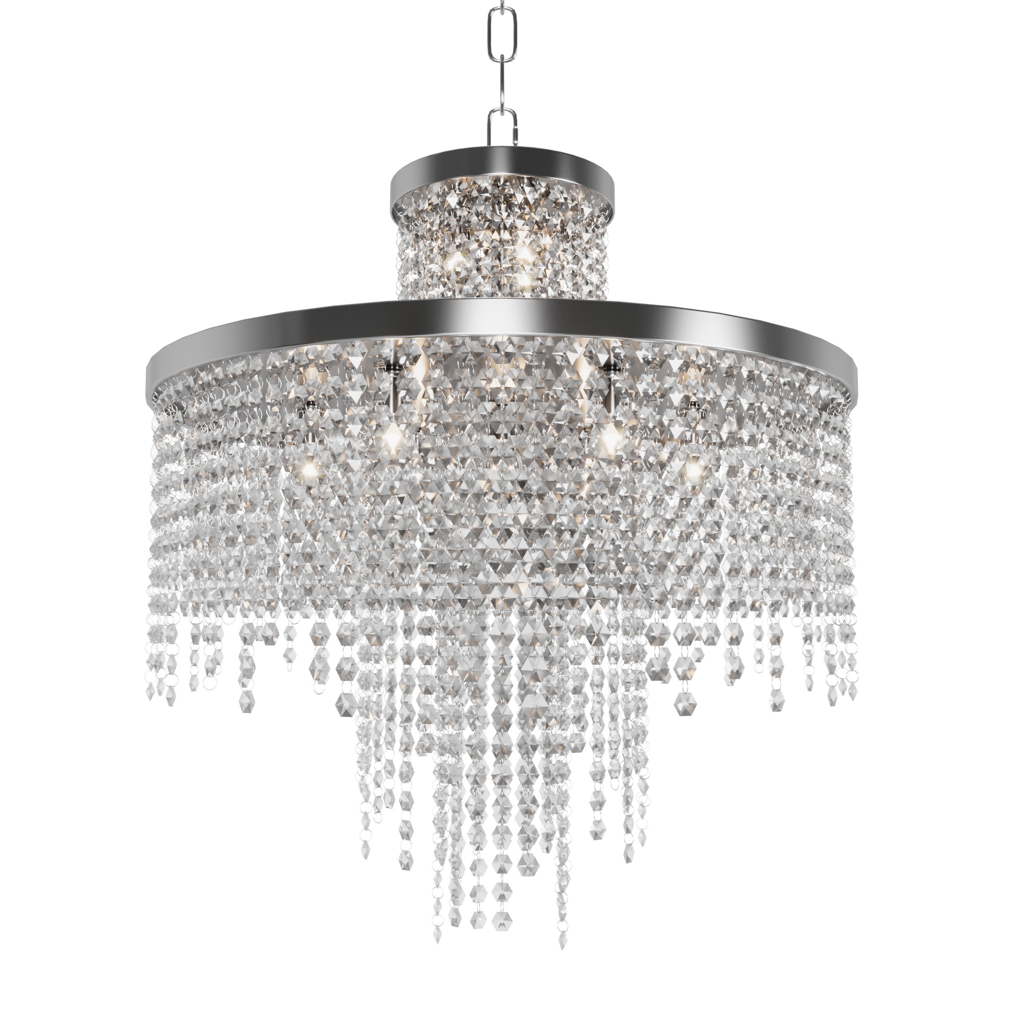 Chandelier Cascada chrome 62GDM-80230 3D model_9