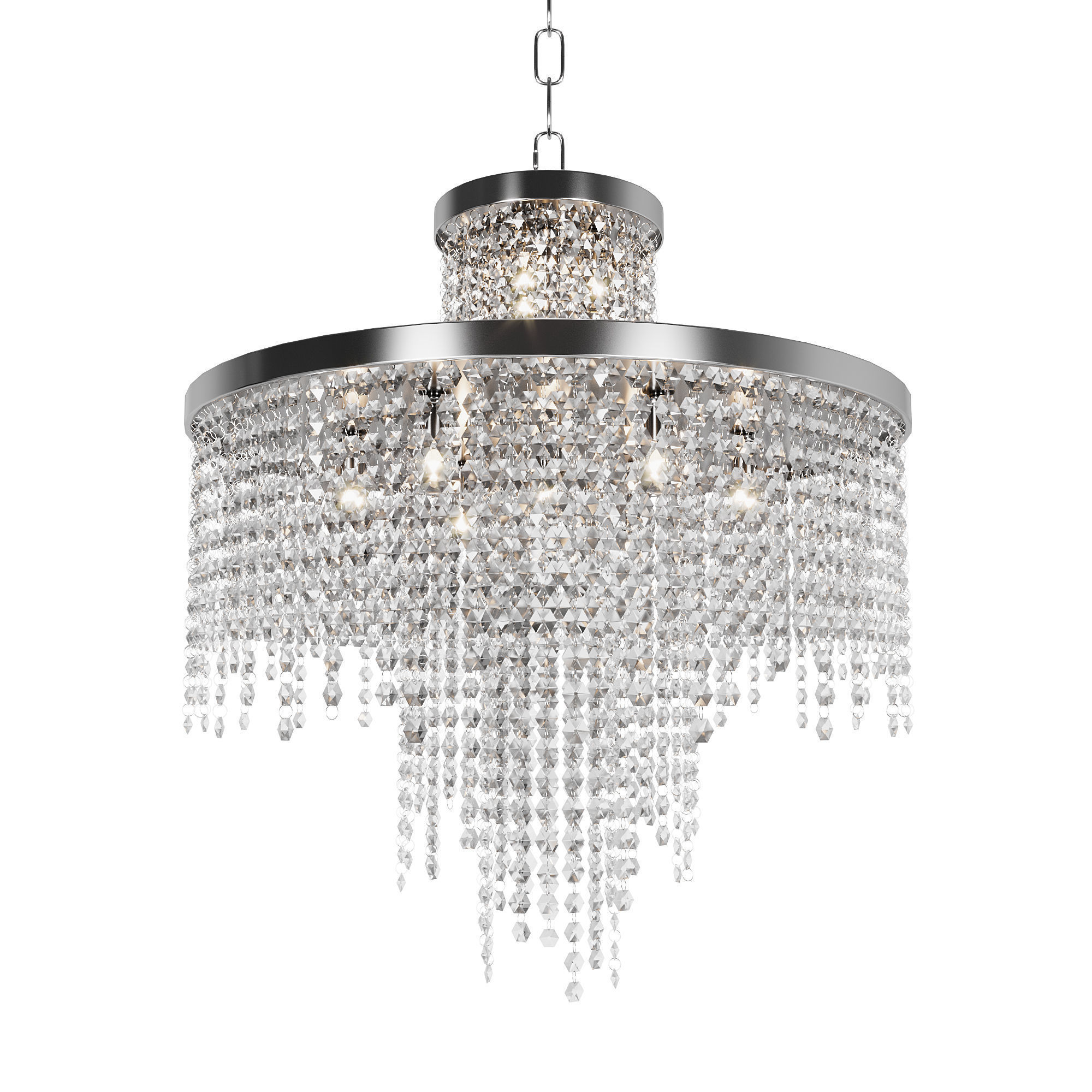 Chandelier Cascada chrome 62GDM-80230 3D model_4