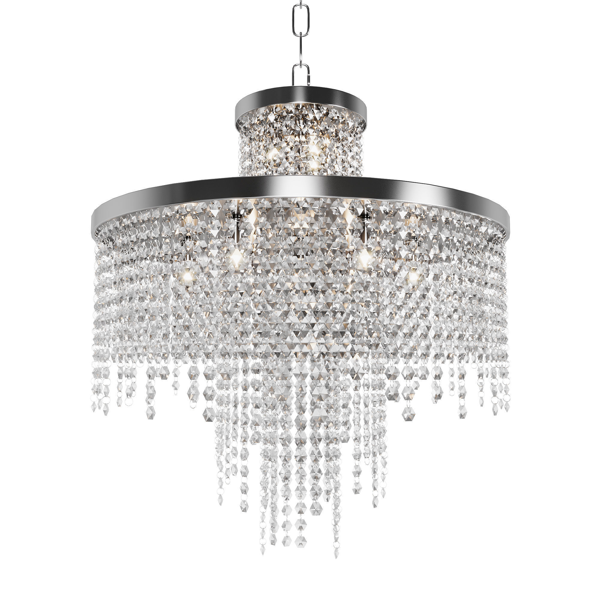 Chandelier Cascada chrome 62GDM-80230 3D model_3