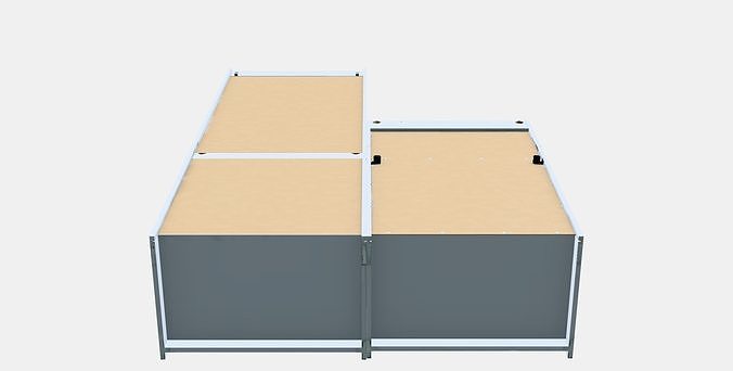 HAUGA Storage combination 12 3D model 7